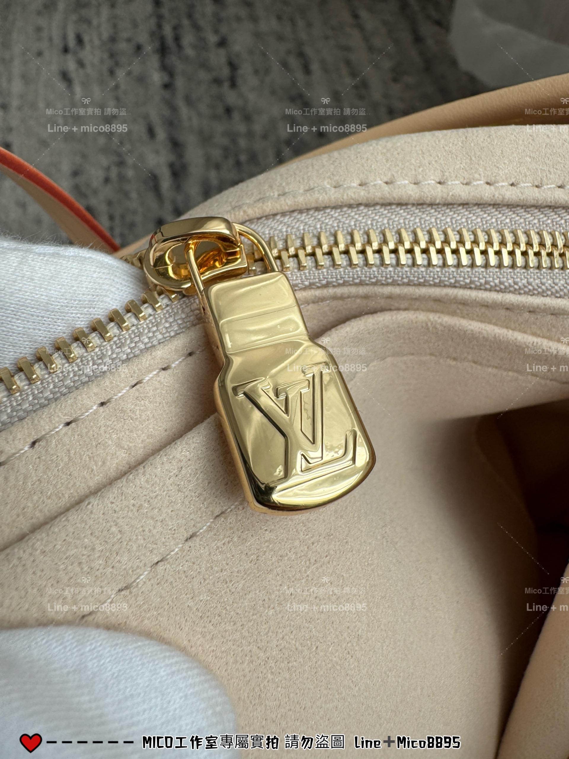 LV 村上隆聯名款 白三彩 LV x TM CARRYALL 小號手袋M13661