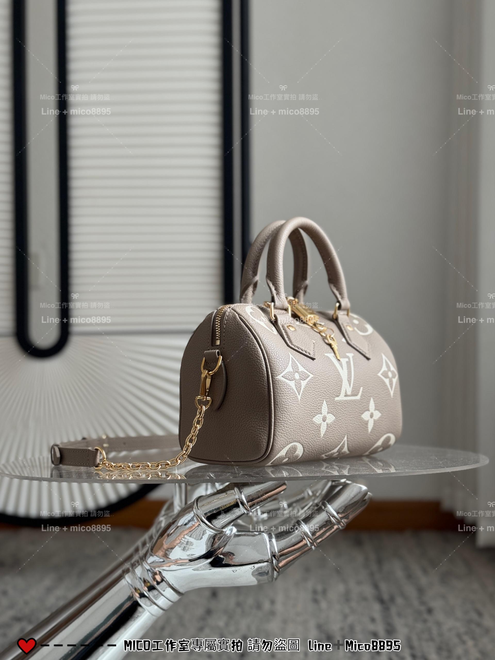 LV 鏈條款枕頭包 SPEEDY BANDOULIÈRE 20 手袋 M46575