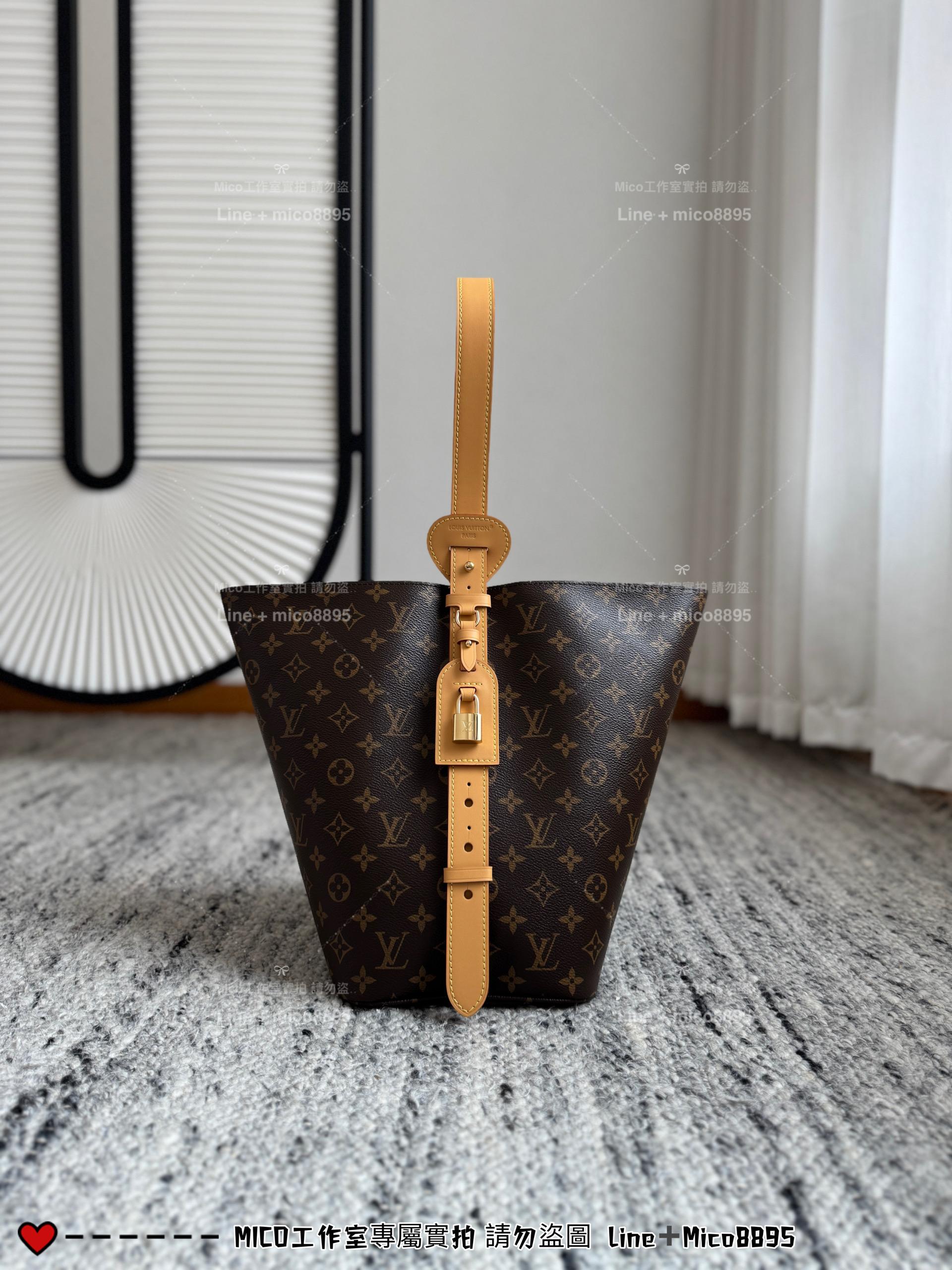 LV 老花款 ALL IN 大號手袋 M12926 水桶包/肩背包 26cm
