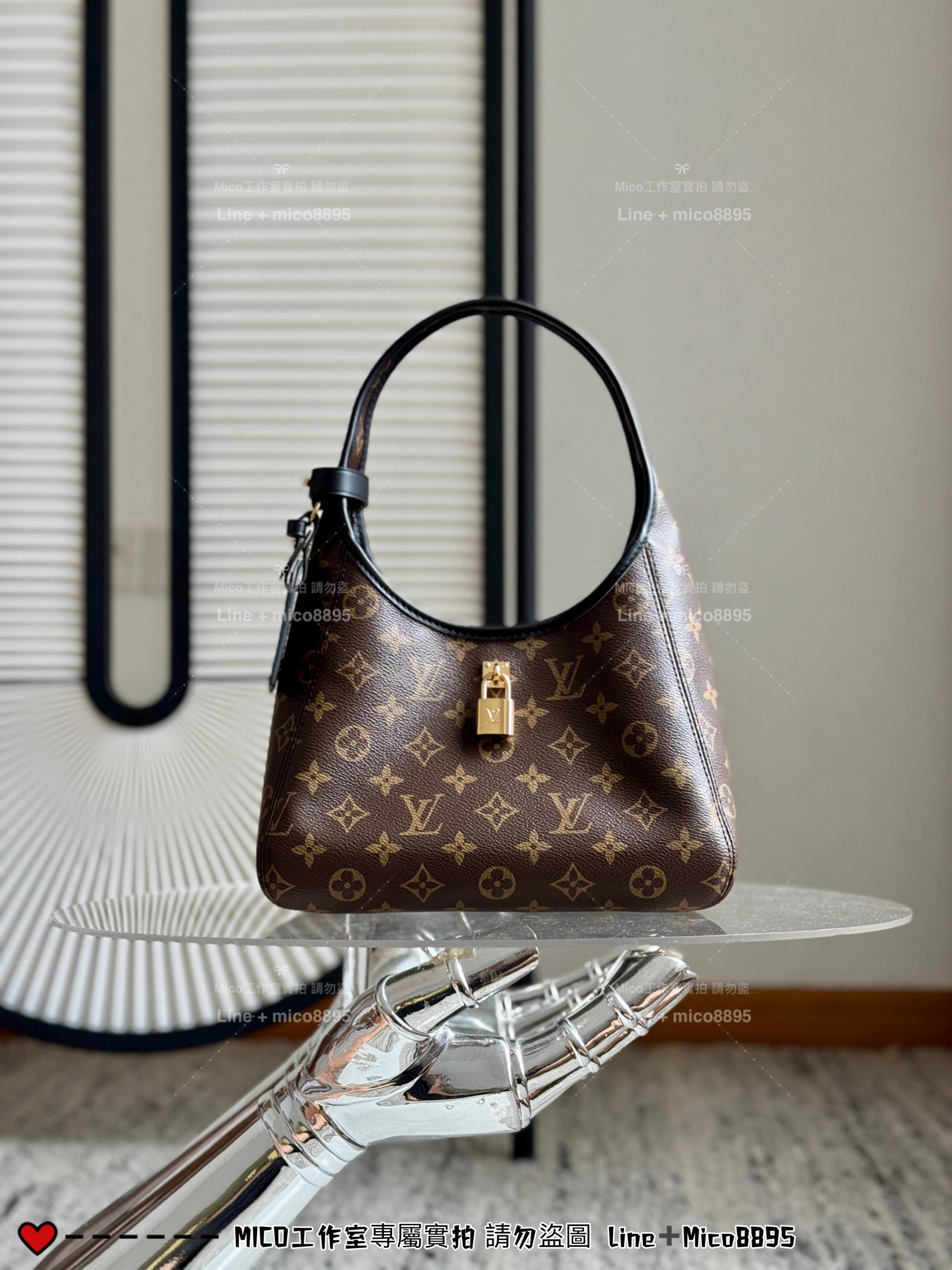 LV 老花帆布 The Drop 小號手袋 腋下包 M12940 28cm