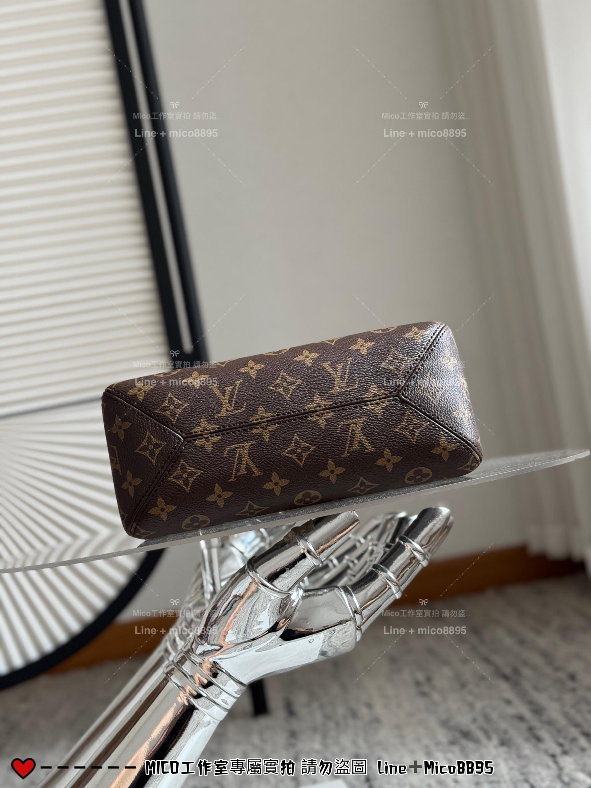 LV 老花帆布 The Drop 小號手袋 腋下包 M12940 28cm