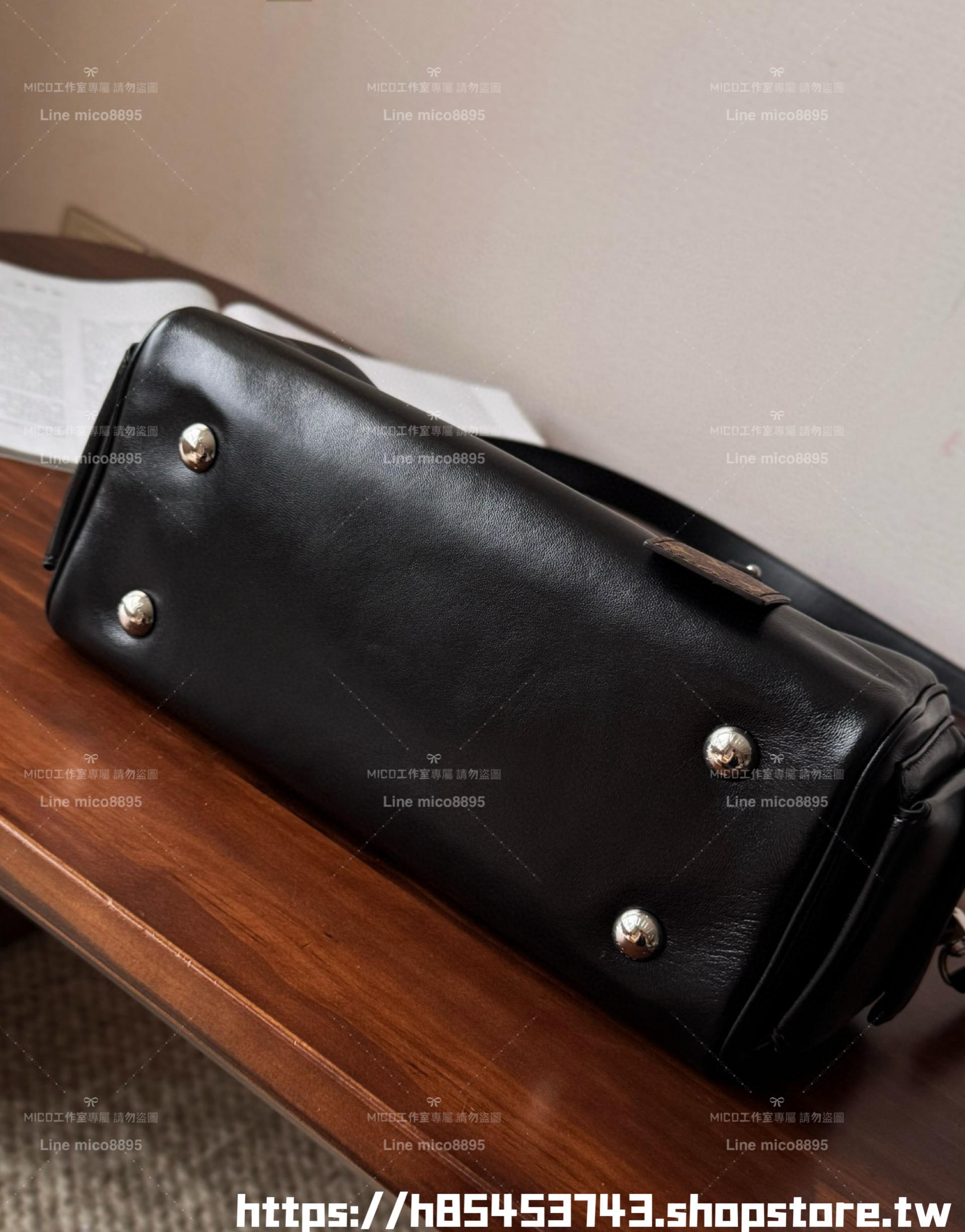 LV M12934 Speedy Cargo Vibe 黑色小羊皮 SPEEDY 保齡球包 CARGO 28cm