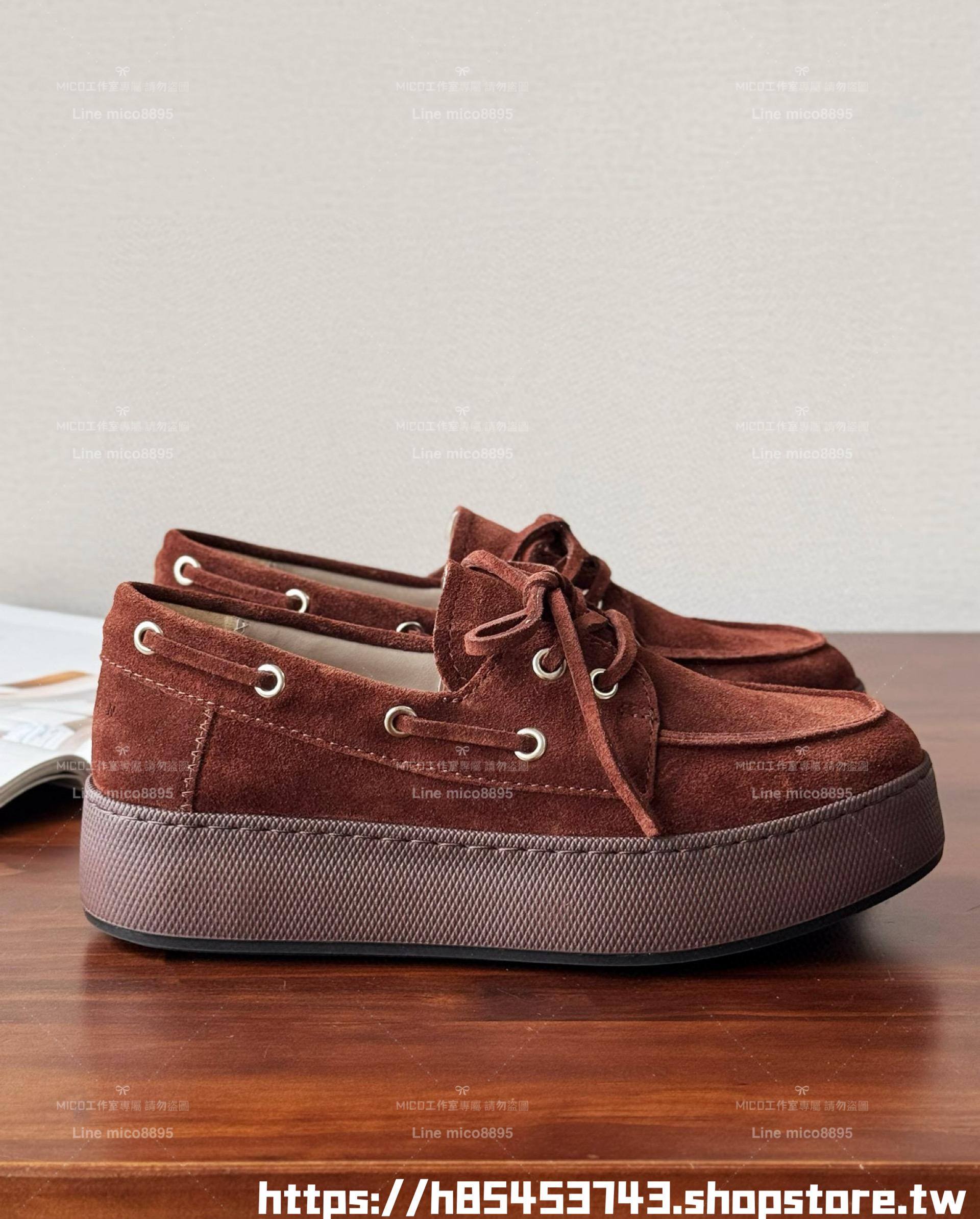 HOGAN 情侶新款 H-Wrap系列 H681綁帶樂福鞋/漁夫鞋 35-44