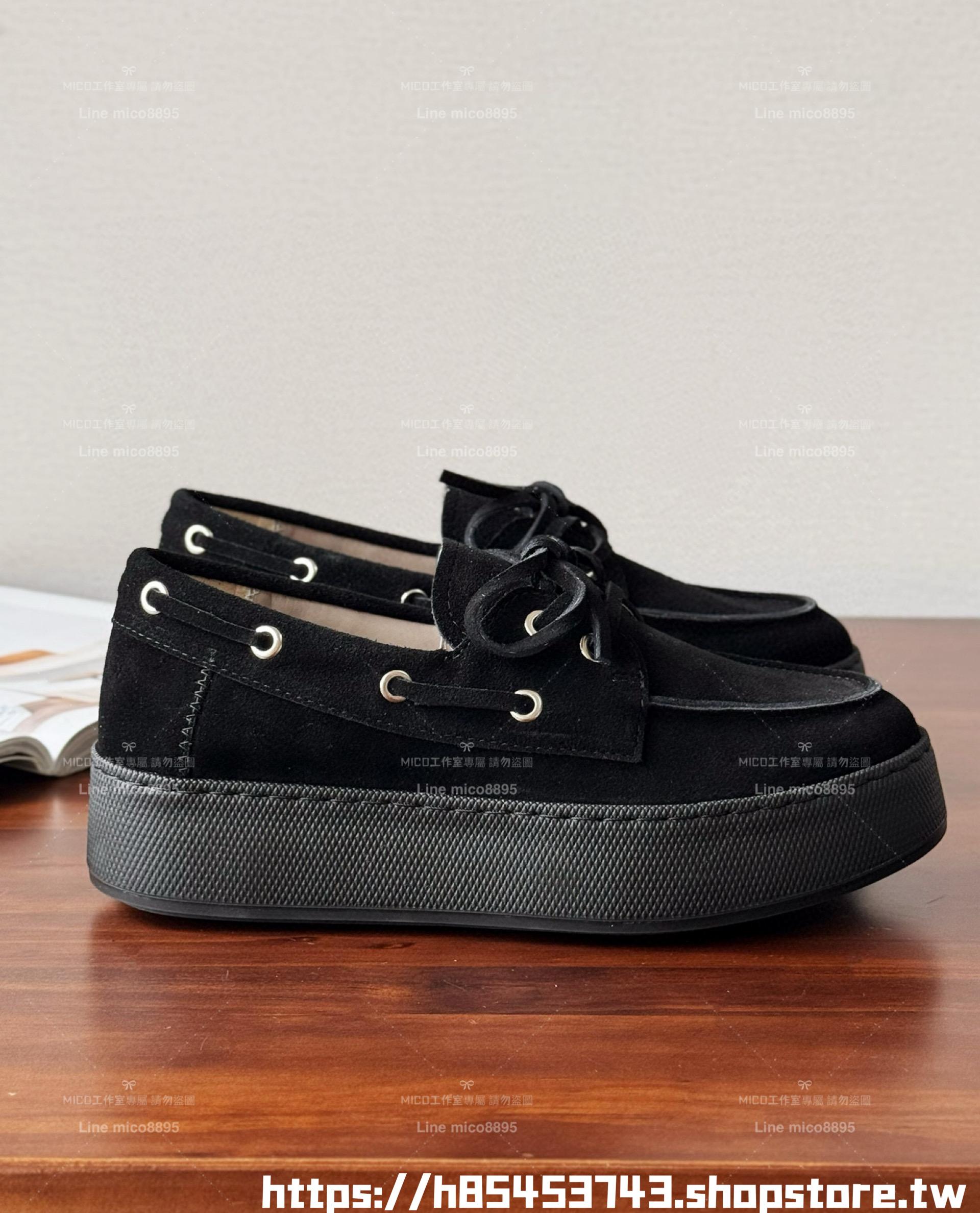 HOGAN 情侶新款 H-Wrap系列 H681綁帶樂福鞋/漁夫鞋 35-44