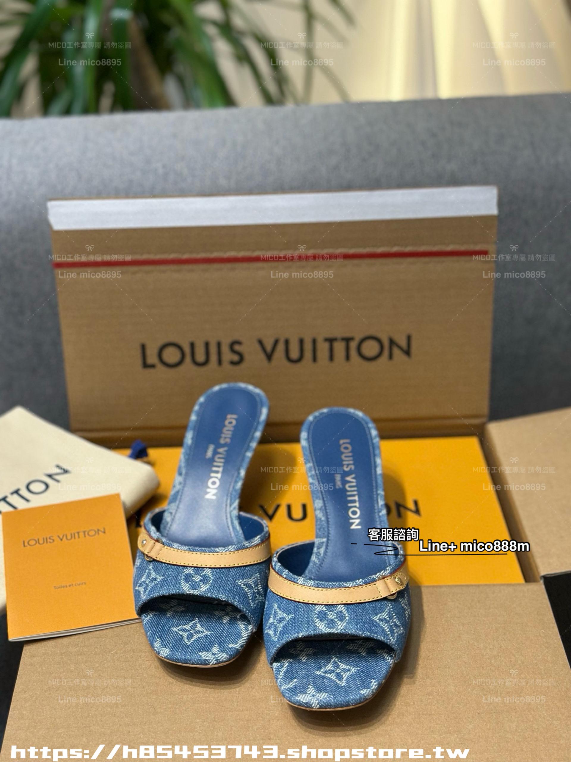 LV x Takashi Murakami 牛仔貓跟涼鞋 跟高5.5cm 35-40