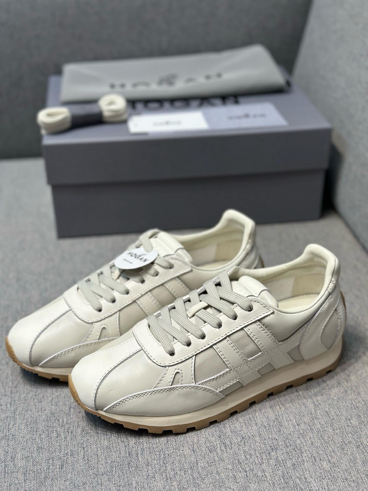 檀健次同款  HOGAN 春夏新品 86er系列 H671女士運動休閒鞋  底厚4cm