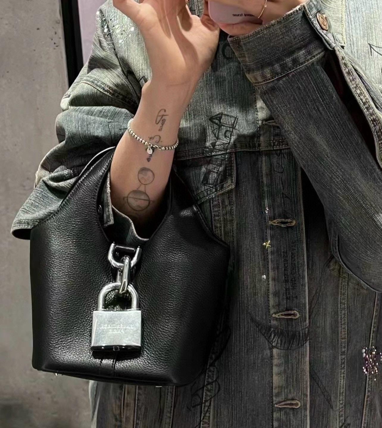 Balenciaga locker hobo 鎖頭菜籃子包 附肩帶🉑斜挎 23cm