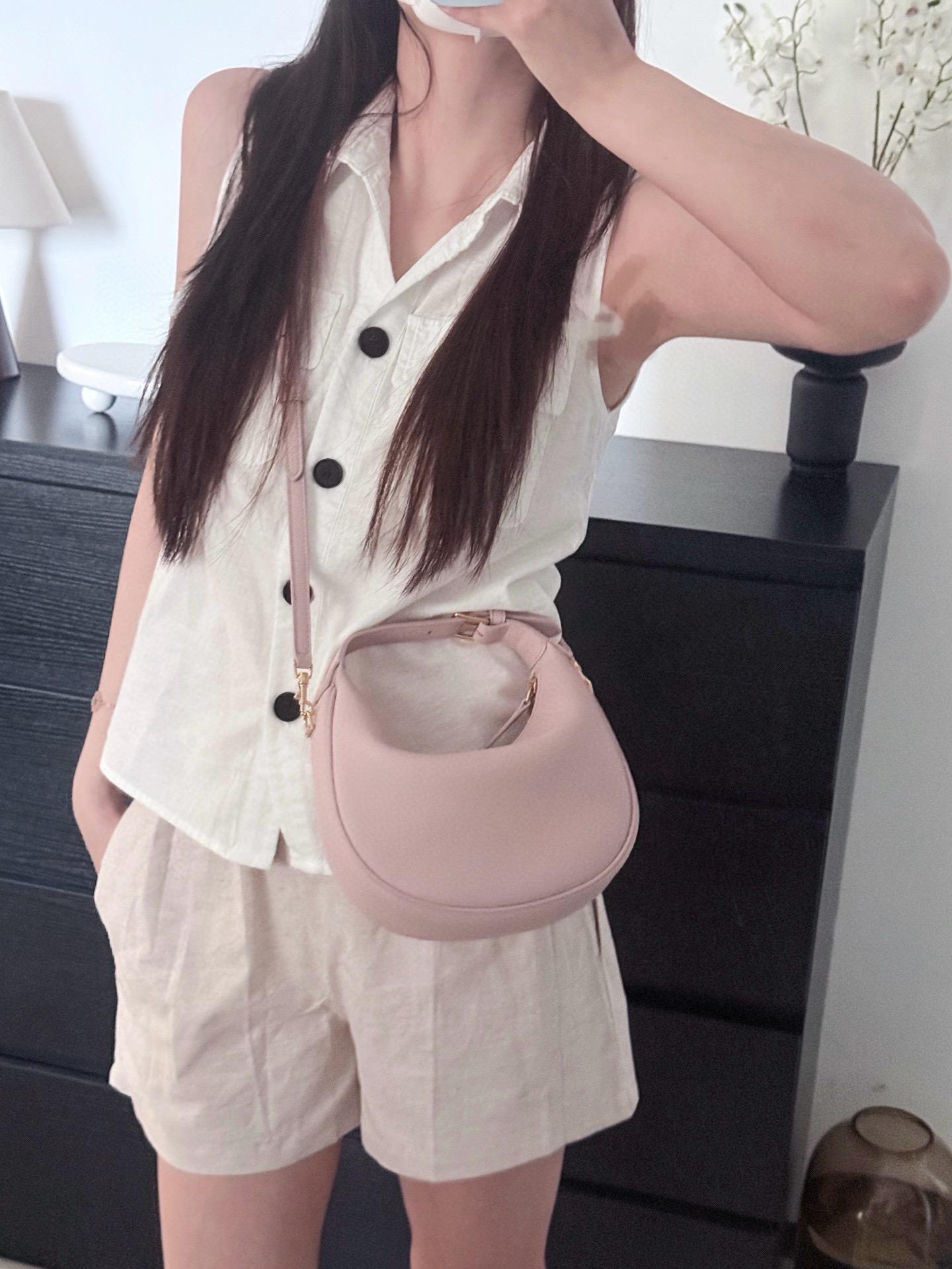 CELINE 低調簡約款 LULU彎月包 五個色 24cm