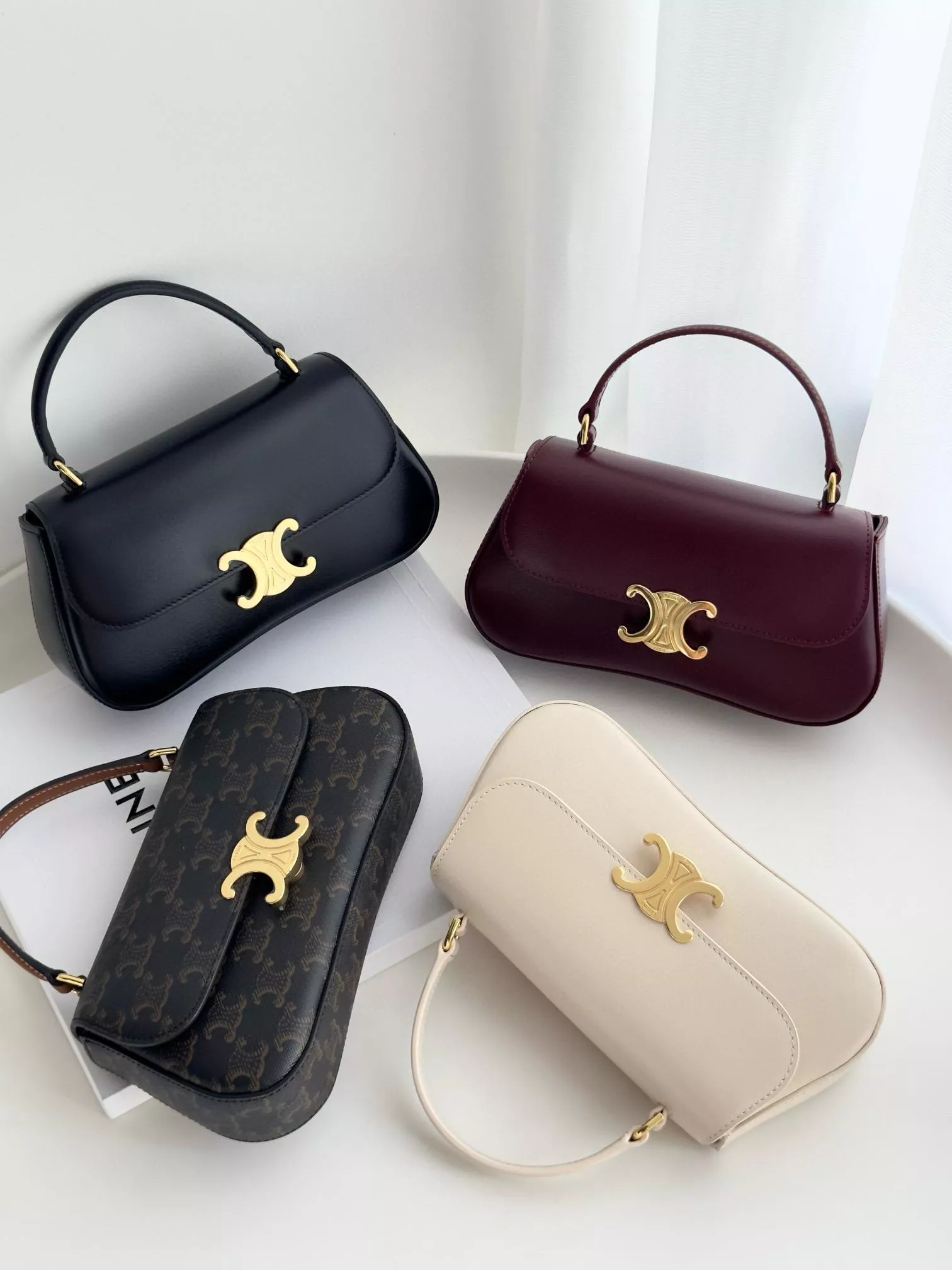 CELINE 復古風Teen Lola 手袋 四個色 可斜挎與手提 20cm