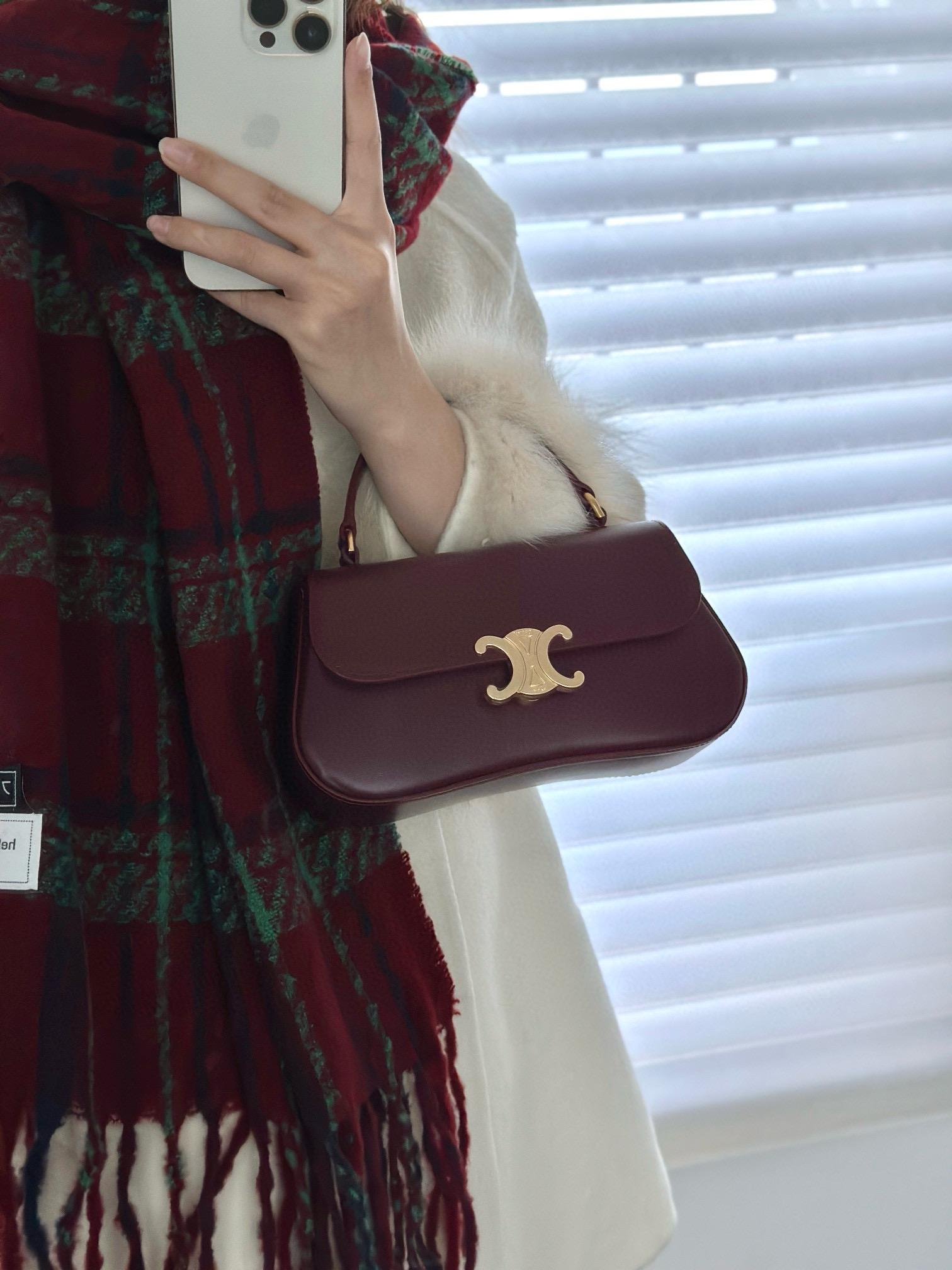 CELINE 復古風Teen Lola 手袋 四個色 可斜挎與手提 20cm
