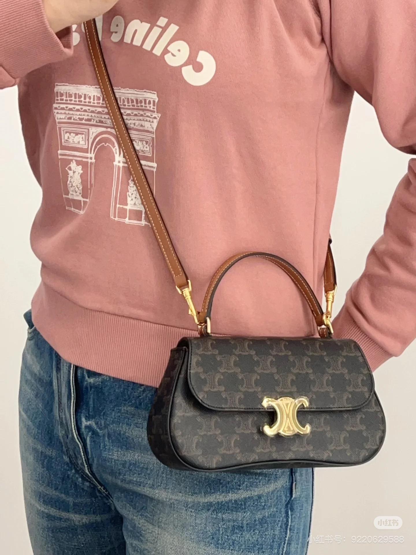 CELINE 復古風Teen Lola 手袋 四個色 可斜挎與手提 20cm