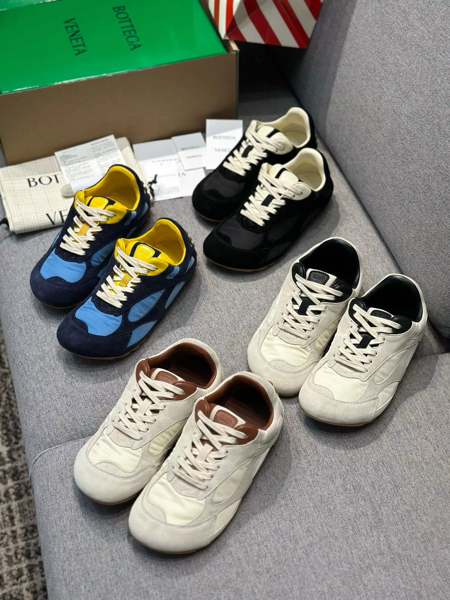 推薦款 👍👍 BV Orbit 系列 復古情侶款阿甘鞋 休閒鞋 四色  35-44