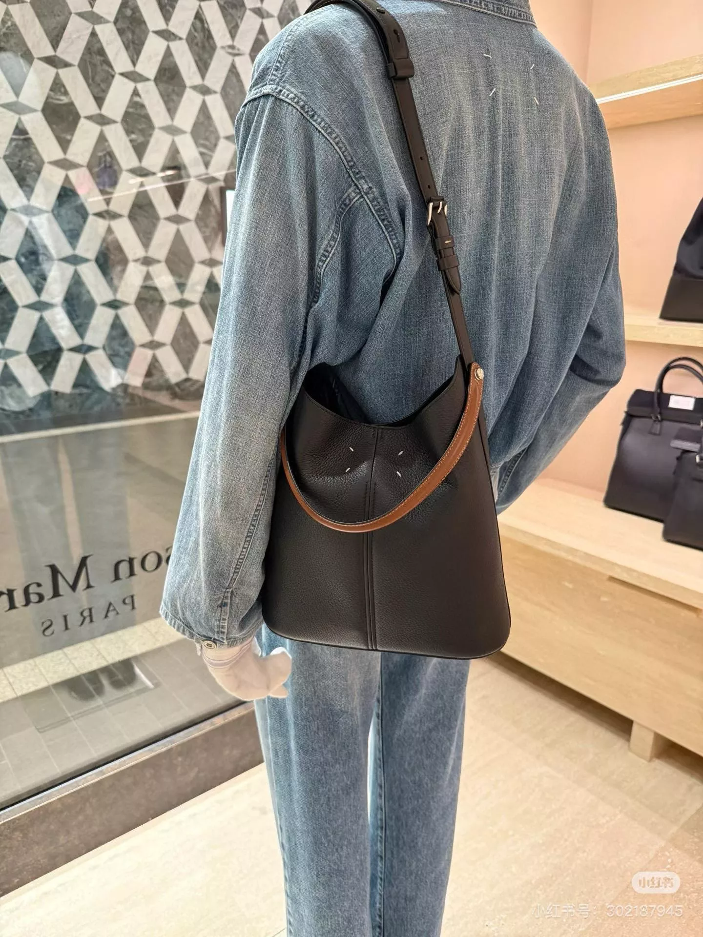 Maison Margiela 馬吉拉 簡約低調款 Dress-Age 系列Hobo包 水桶包 27cm