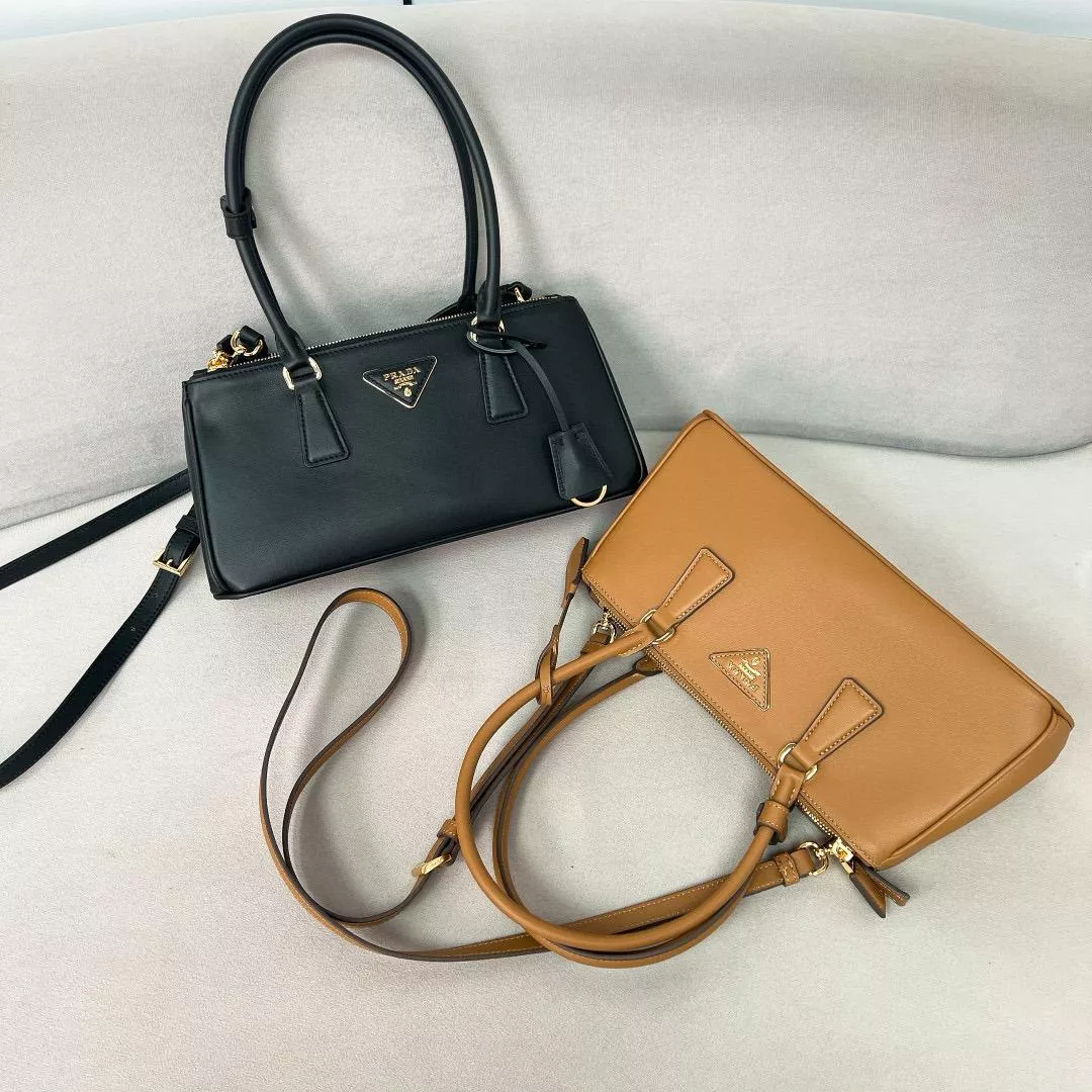 PRADA 經典風格Galleria腋下包｜可肩背斜背 質感長提手設