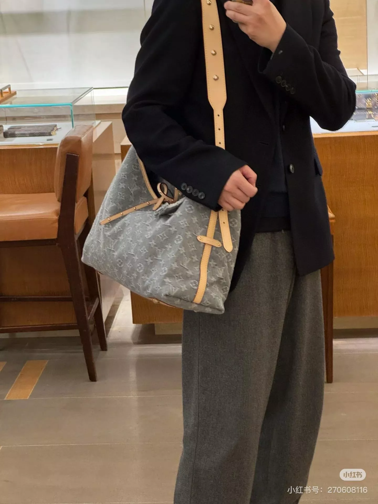 LV CarryAll MM Monogram Denim - 時尚包款- M13289