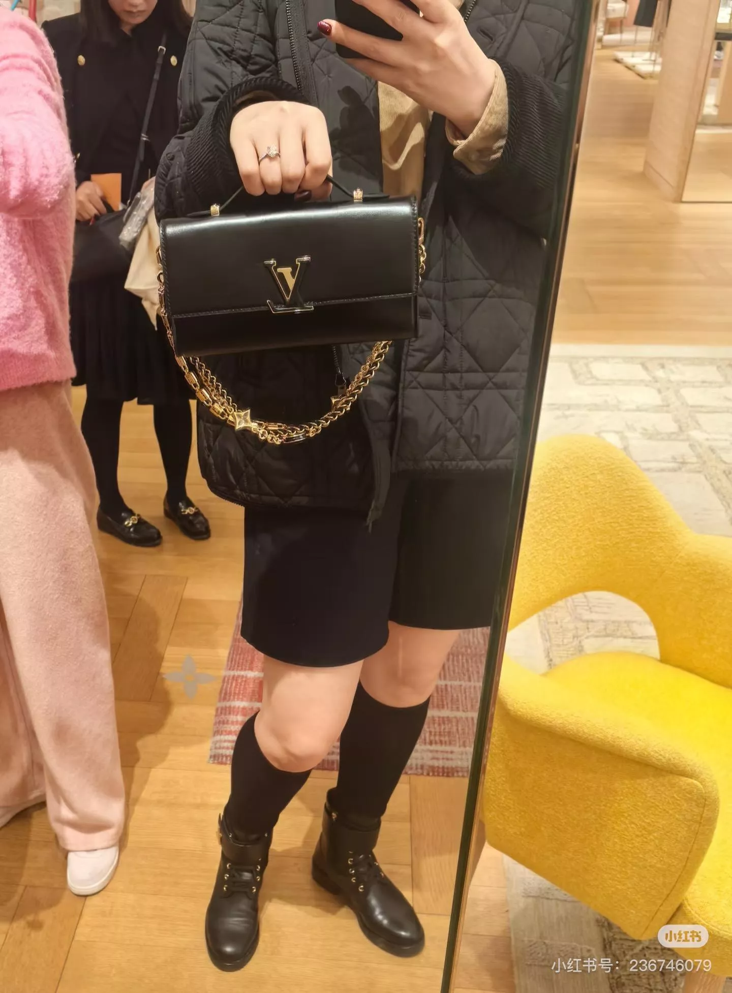 黑色 Wallet On Chain Capucines Capucines - 錢包  M12143