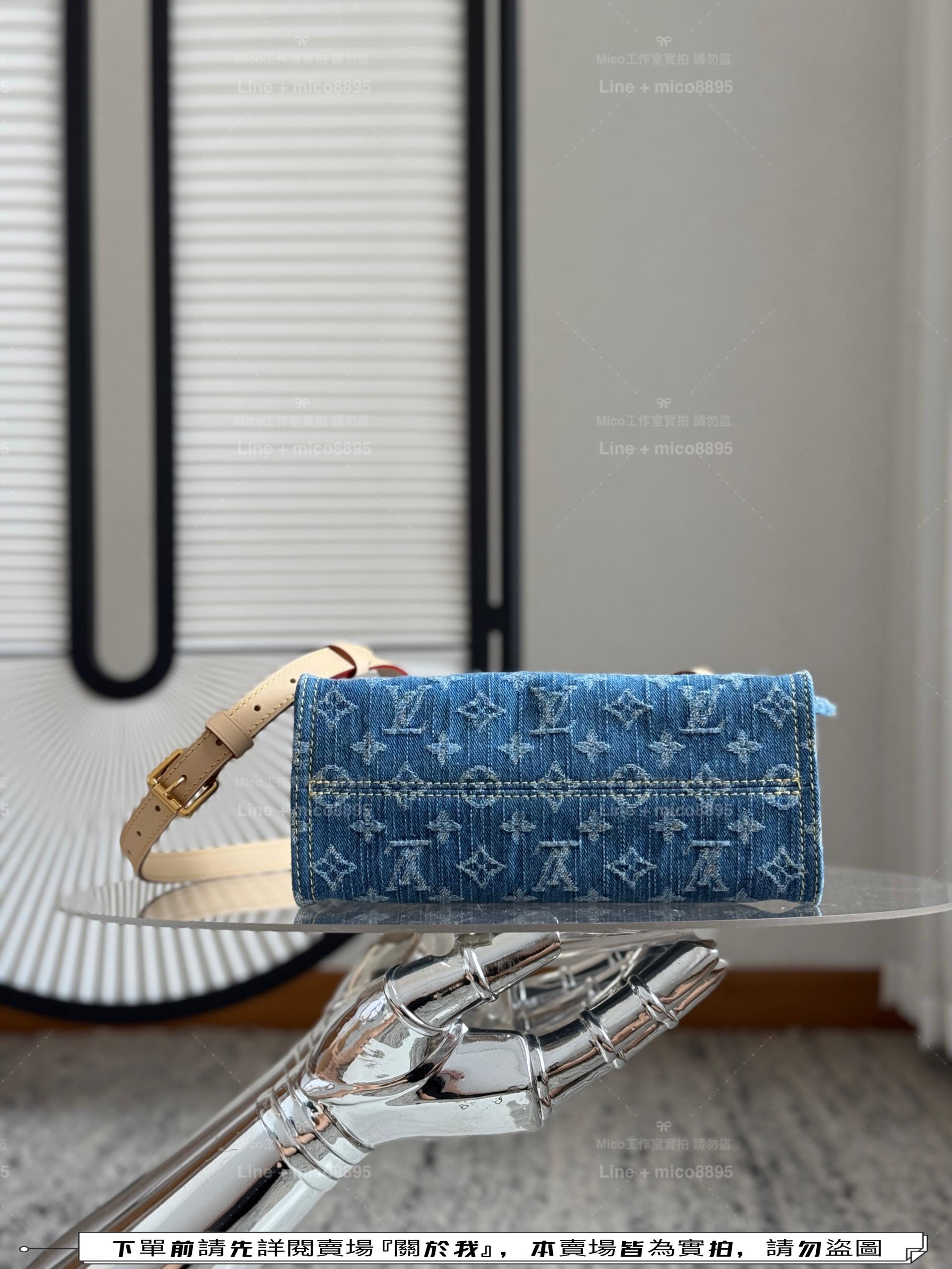 OnTheGo PM Monogram Denim - 女士時尚包包- M14633 | Mico高端訂製