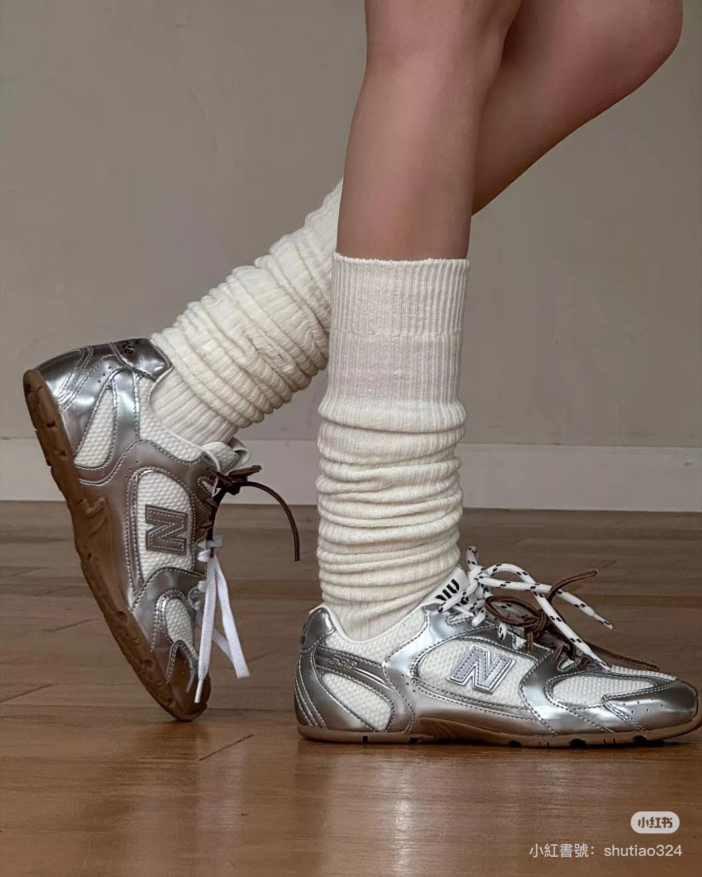 Miumiu NB聯名530 休閒德訓鞋｜純手工擦色｜35-41