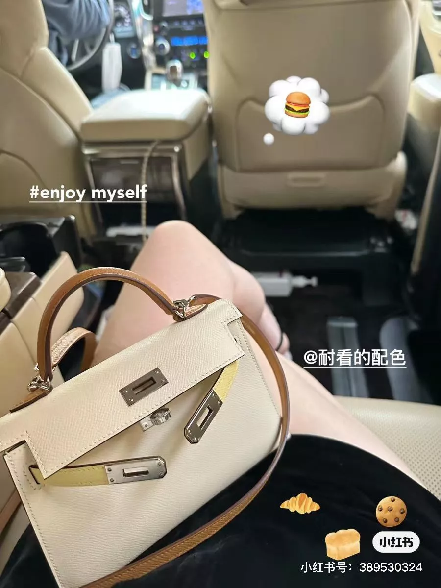 Hermès Kelly II Mini 19cm 三拼色（奶油白＋芝麻色＋小雞黃）