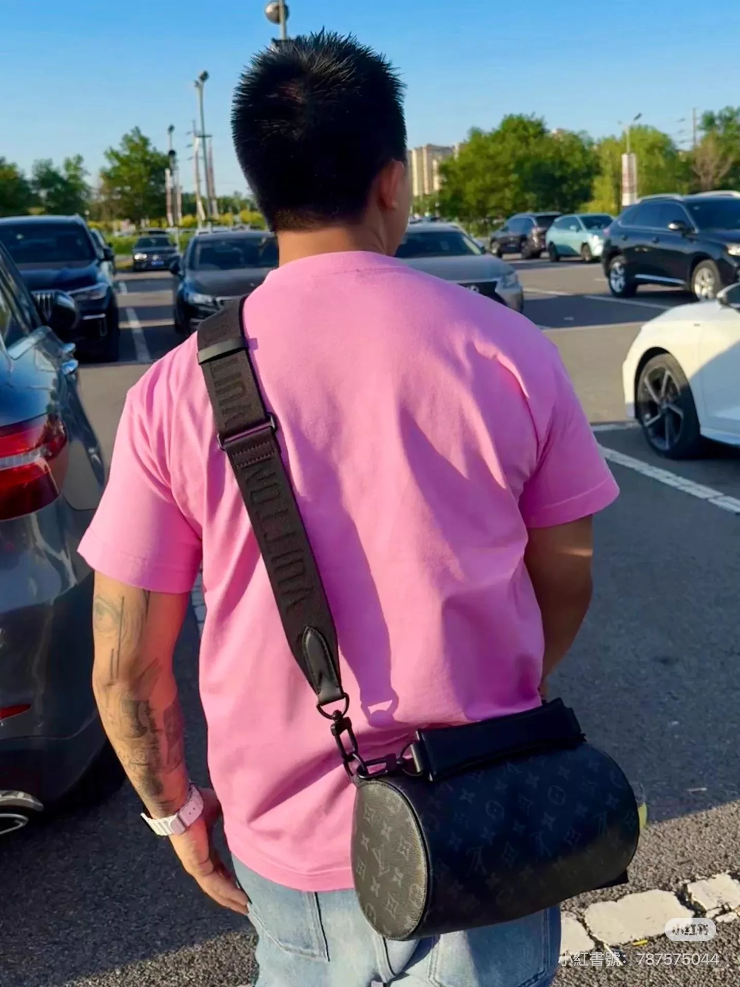 【Soft Polochon 小號圓筒包】M46796／芯片版