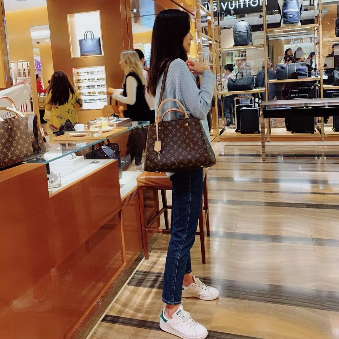 【Montaigne 中號手袋】通勤超推薦 M41056／Monogram 經典33cm