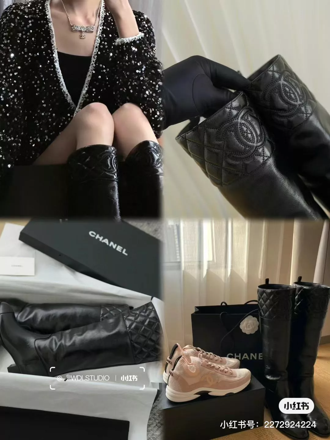 CHANEL｜『油蠟皮菱格長靴』INCAS純原系列・柔軟牛皮經典高訂版