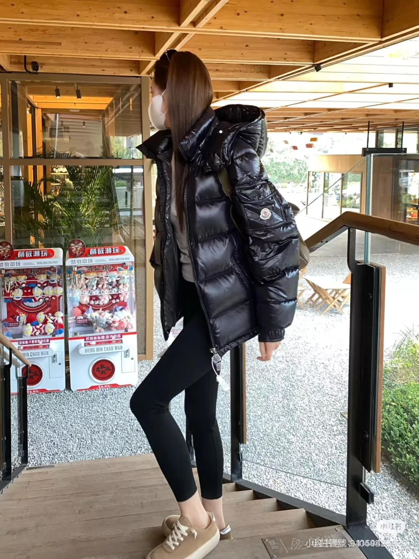 Moncler 女款 Marie系列 亮面黑 經典短款羽絨外套｜0-2碼｜高蓬度大絨朵填充｜