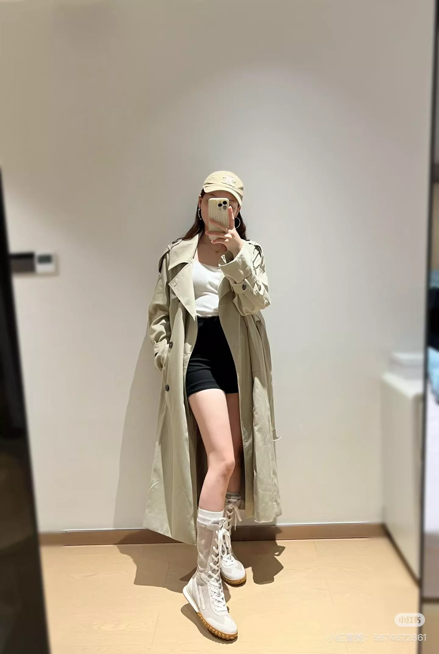 Hermès｜25新款 亞麻色『Lace Up高幫運動靴』麂皮×Nappa拼接・復古拳擊靴風格