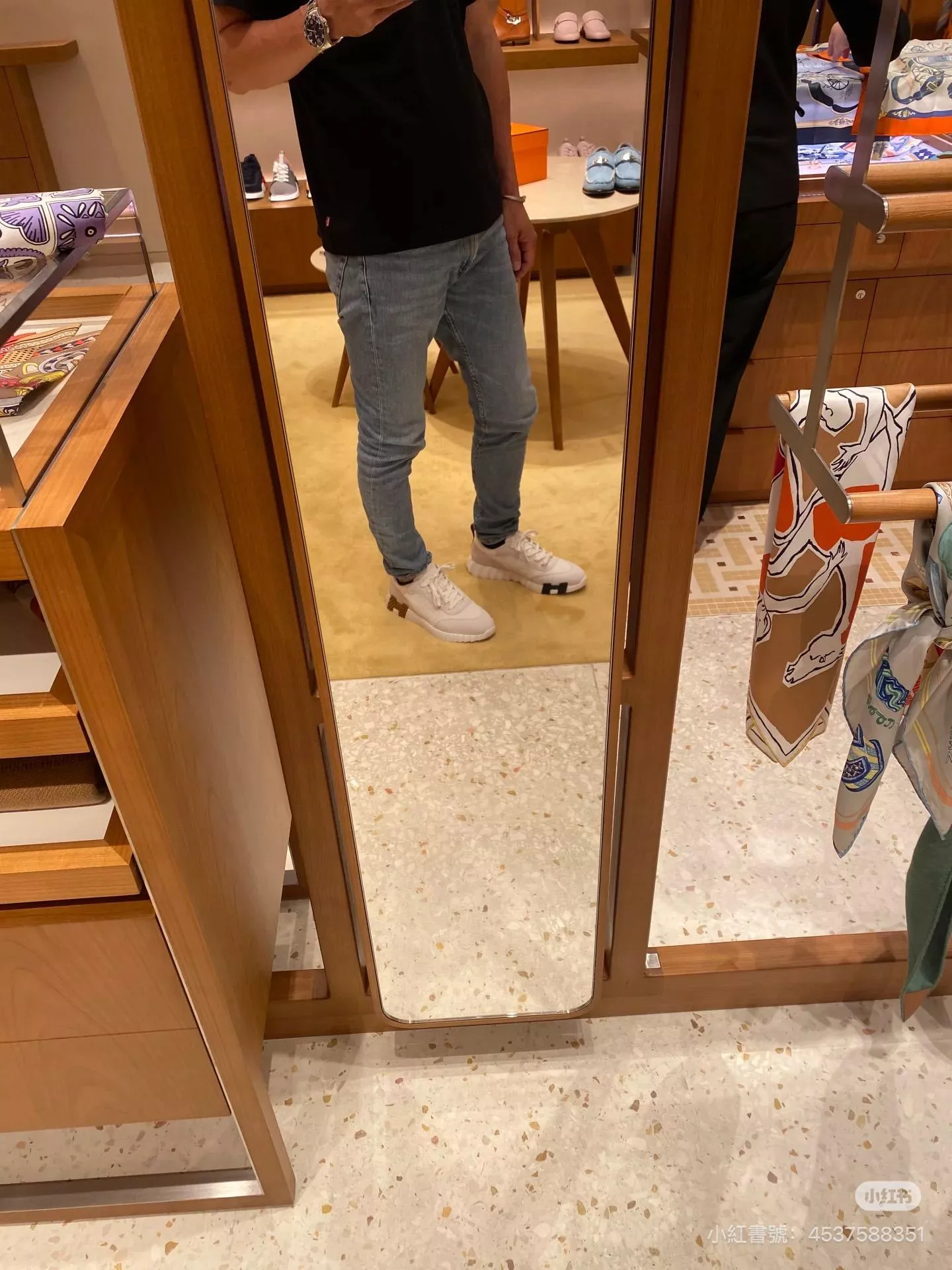 Hermès｜白色網面 Bouncing 經典男款運動鞋 39-45