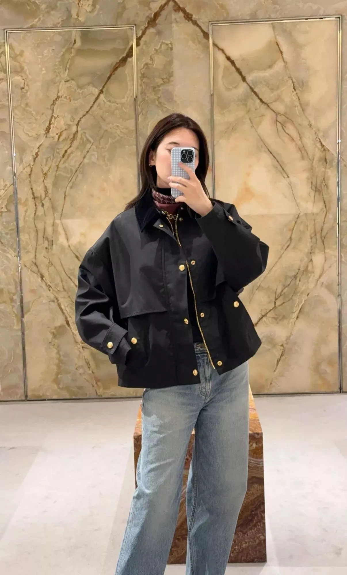 CELINE 凱旋門金扣短夾克 | 寬鬆棉剪裁，隨性又時髦！ 36-42