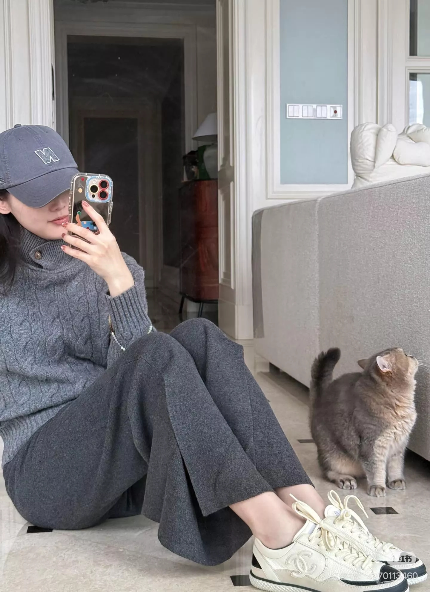 Chanel 25K 熊貓配色德訓鞋｜ 荔枝紋牛皮拼漆皮 真皮薄底休閒鞋 女士百搭運動鞋（35–40碼）