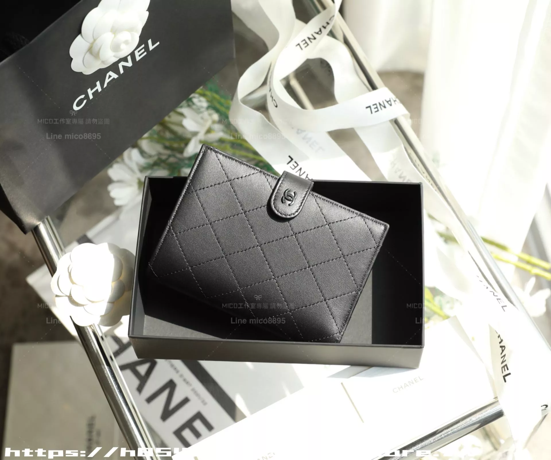 25C 按扣護照夾｜So Black 黑槍扣 原版小牛皮・旅行必備皮件