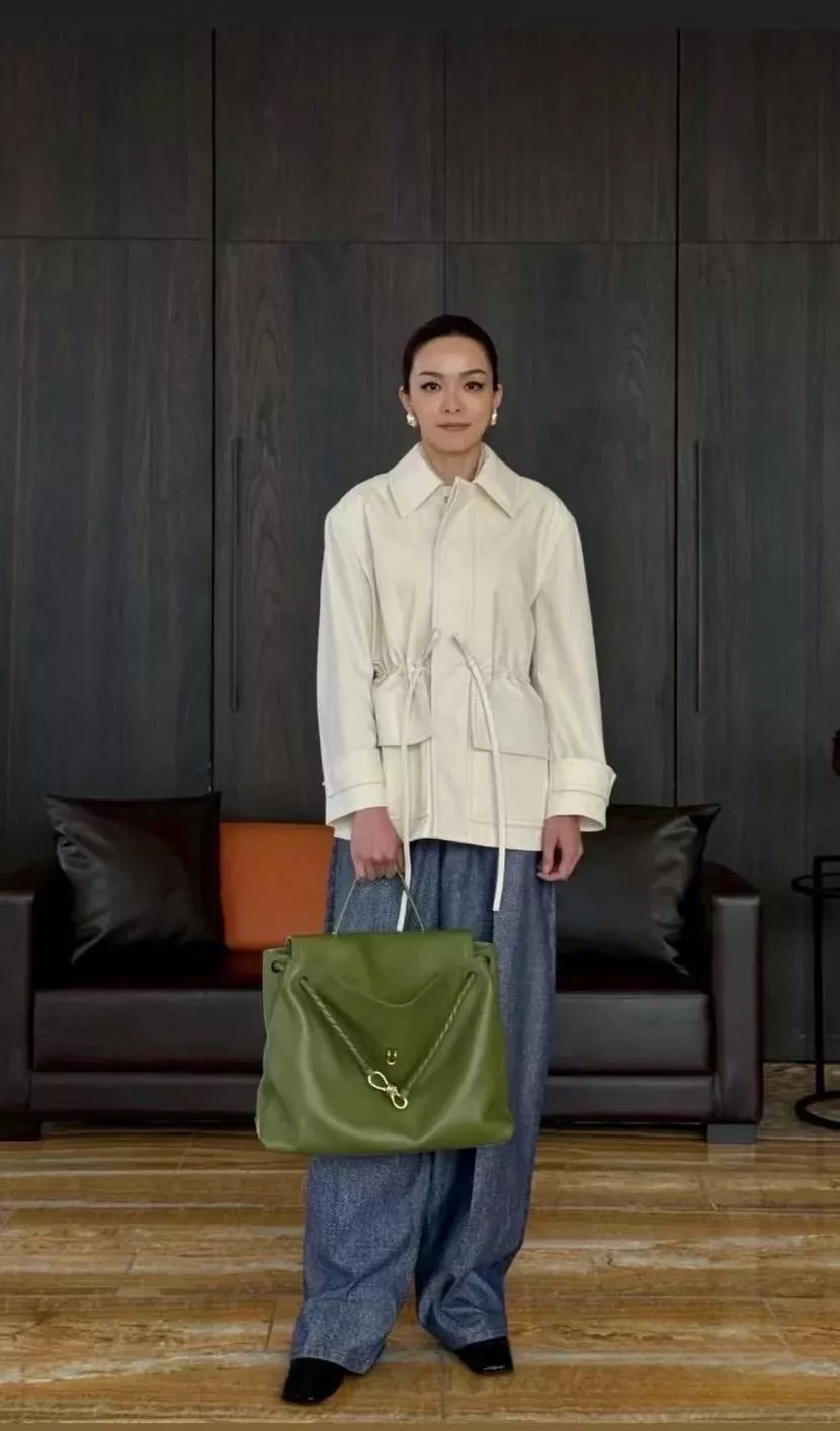 Ciao Ciao Large大號 抹茶綠手提斜背包｜大容量上班通勤包｜簡約設計