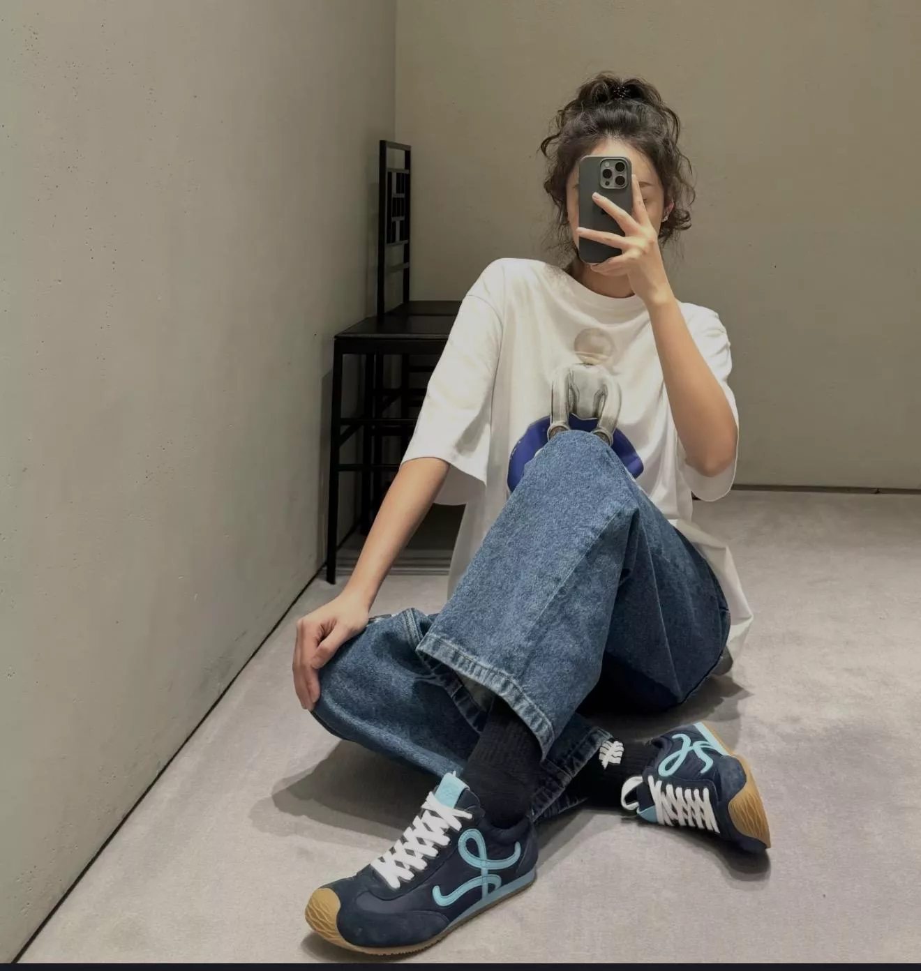 Loewe 早春 芭蕾舞運動鞋 藍色 Ballet Sneaker｜女35–40 男39–44