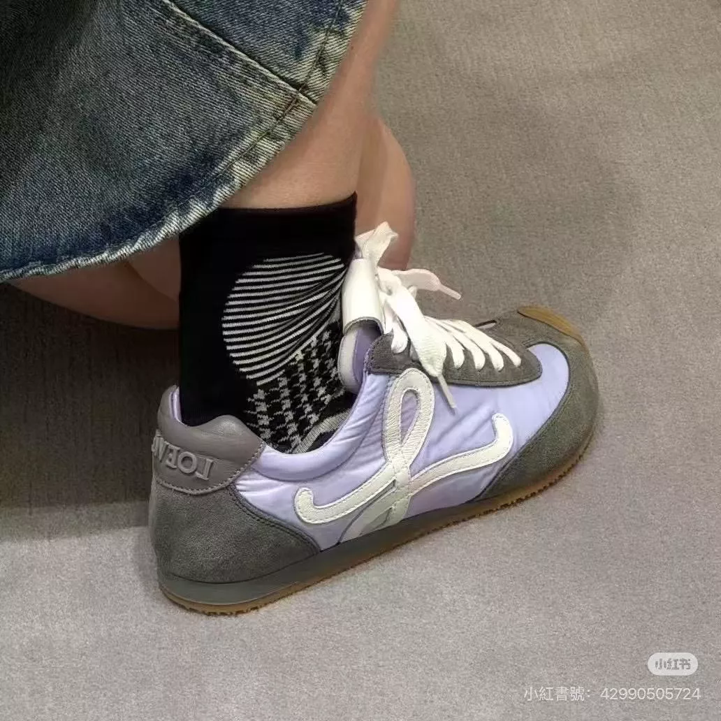 Loewe 早春 芭蕾舞運動鞋 紫色 Ballet Sneaker｜女35–40 男39–44