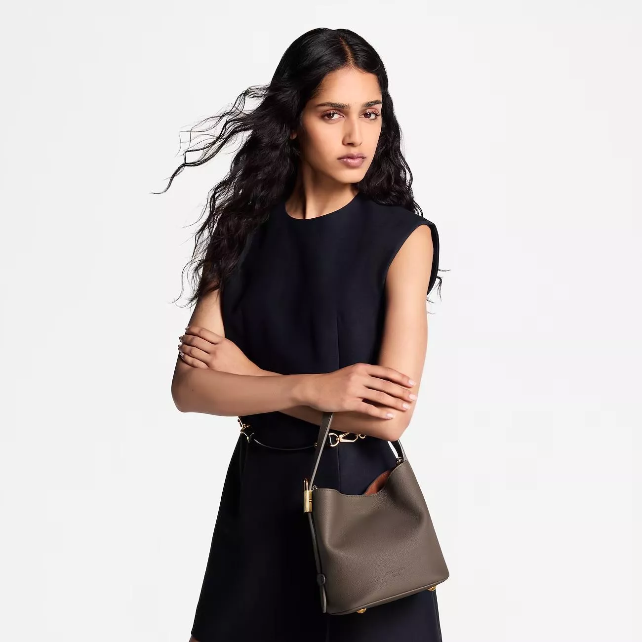 LOW KEY All In BB 手袋｜粒面牛皮革｜m25543 黑色／m14416 棕色 /M25544 軍綠