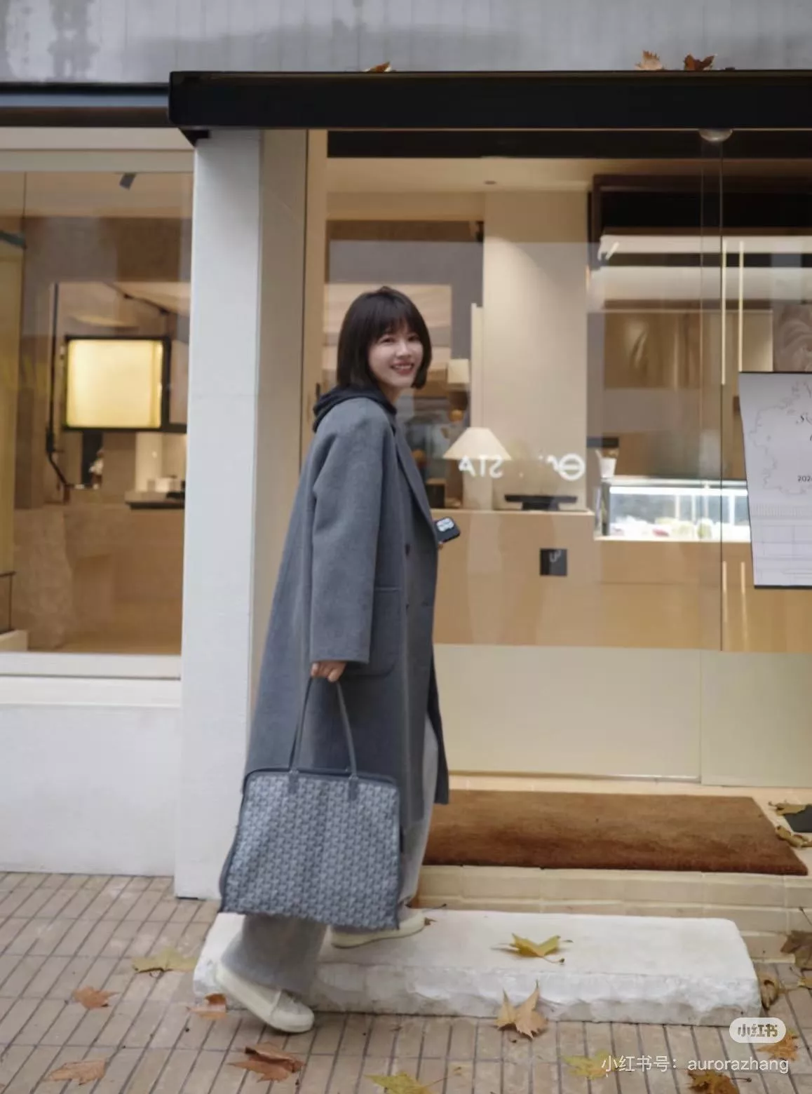 Goyard 灰色 Hardy｜高容量通勤・出差旅行包 全拉鍊輕量款 40cm