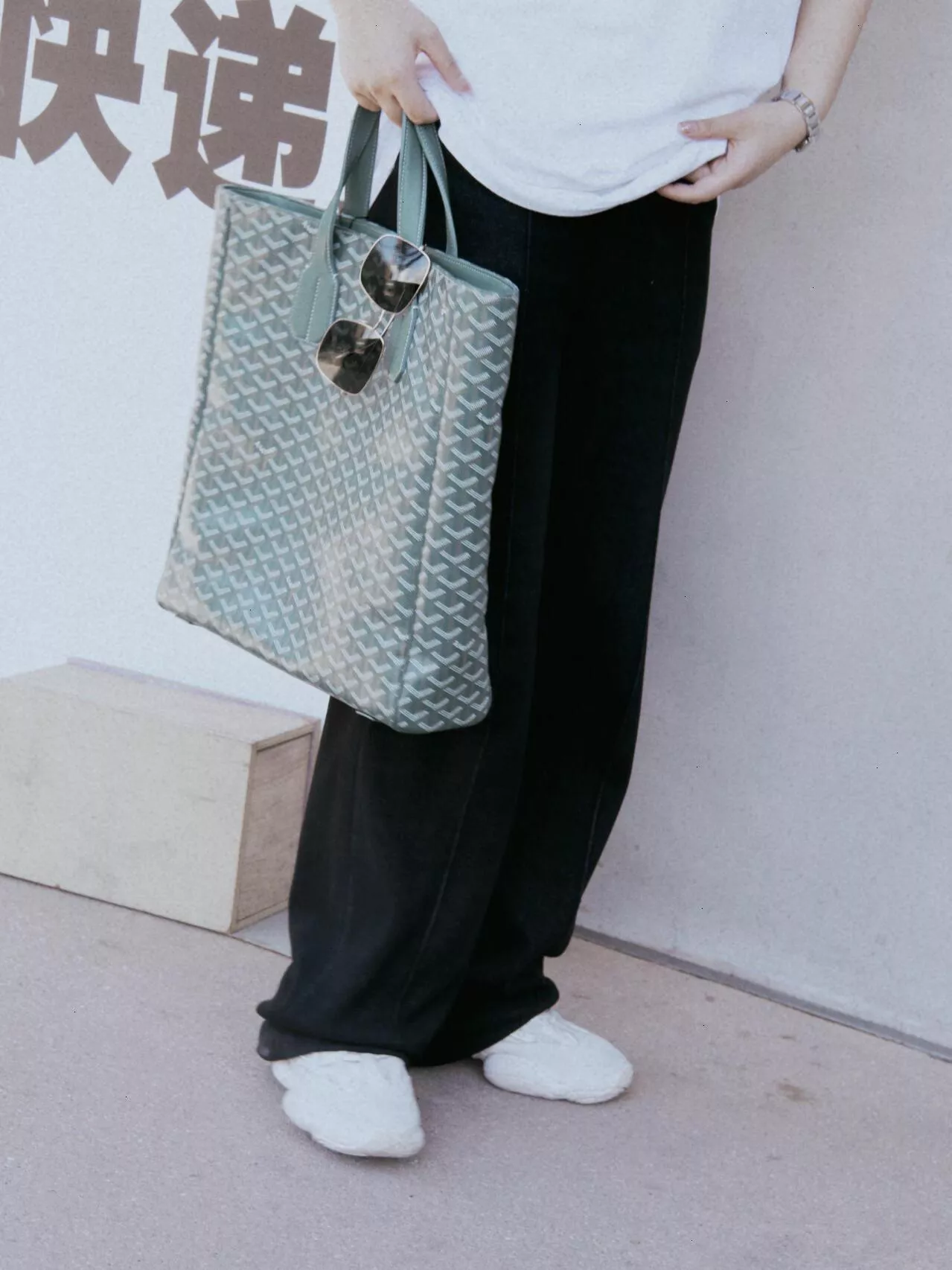 Goyard 綠色 Voltaire Tote｜輕量大容量・商務休閒皆宜