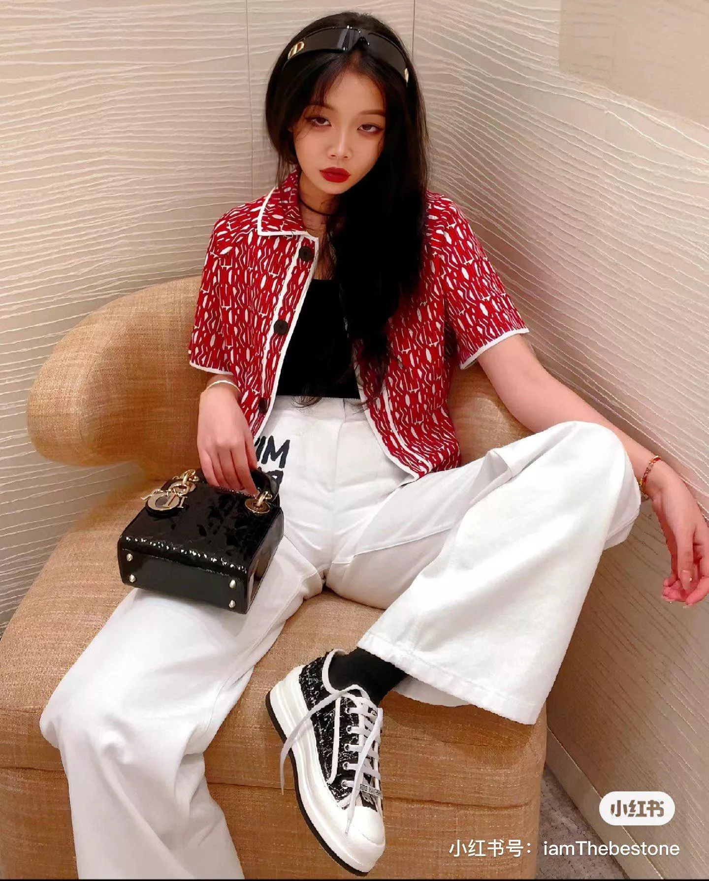 雪花刺繡厚底運動鞋｜立體刺繡設計｜厚底休閒鞋｜35-39