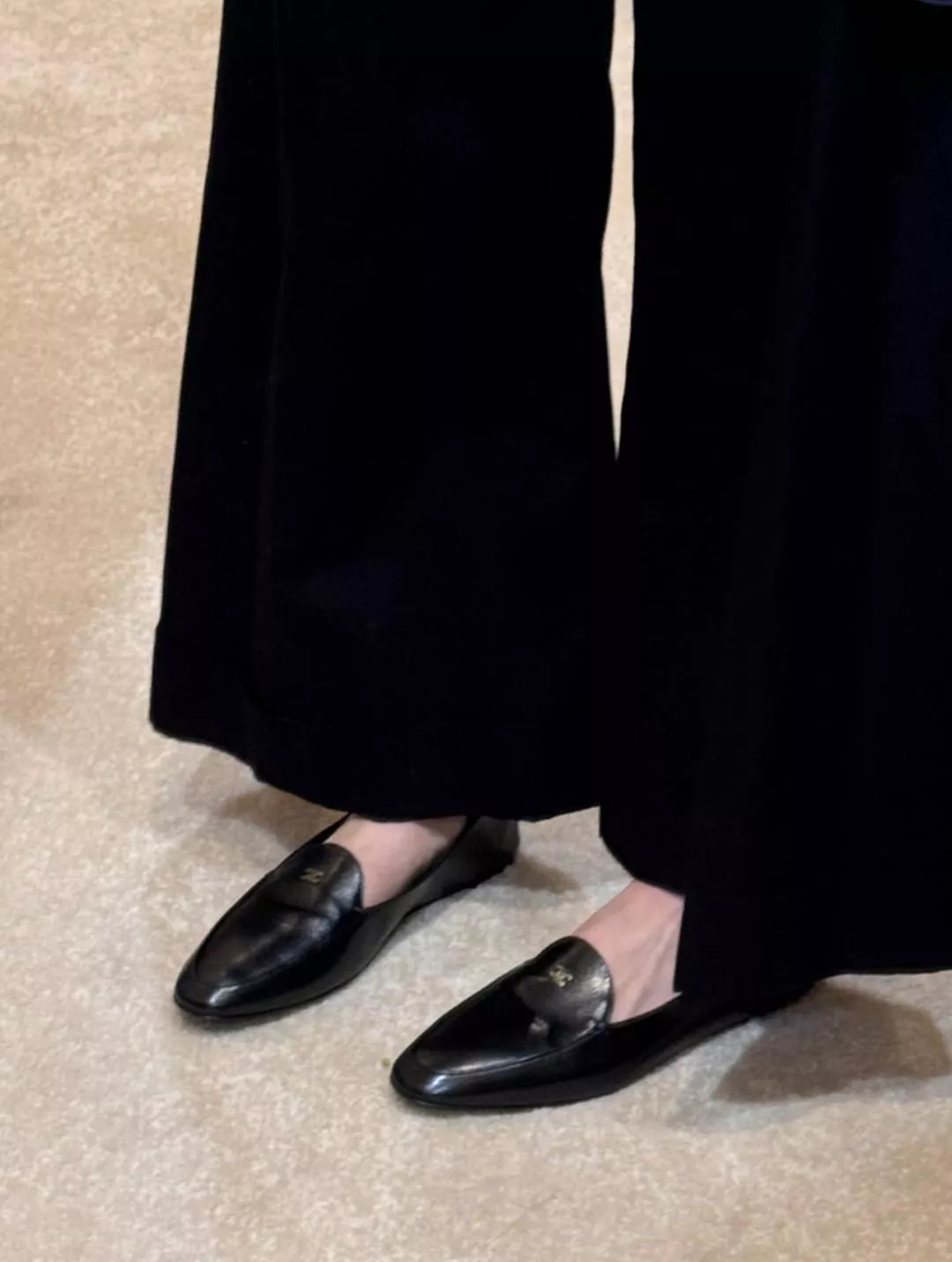 凱旋門金屬樂福鞋｜Aura 柔軟羊皮懶人鞋｜通勤平底鞋｜35-41