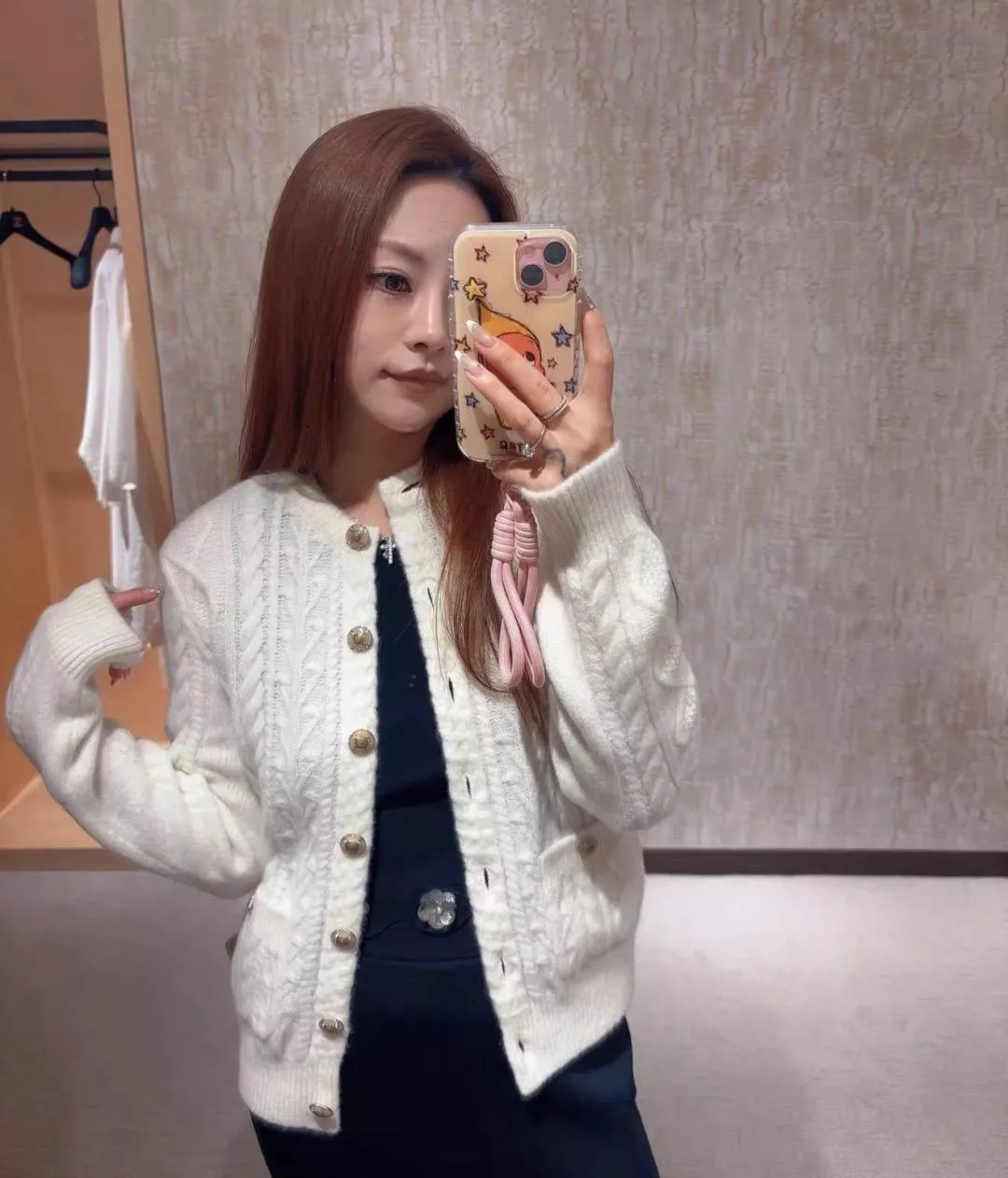 Chanel 羊絨針織開衫外套｜立體麻花針織外套｜秋冬羊絨針織上衣｜36/38/40