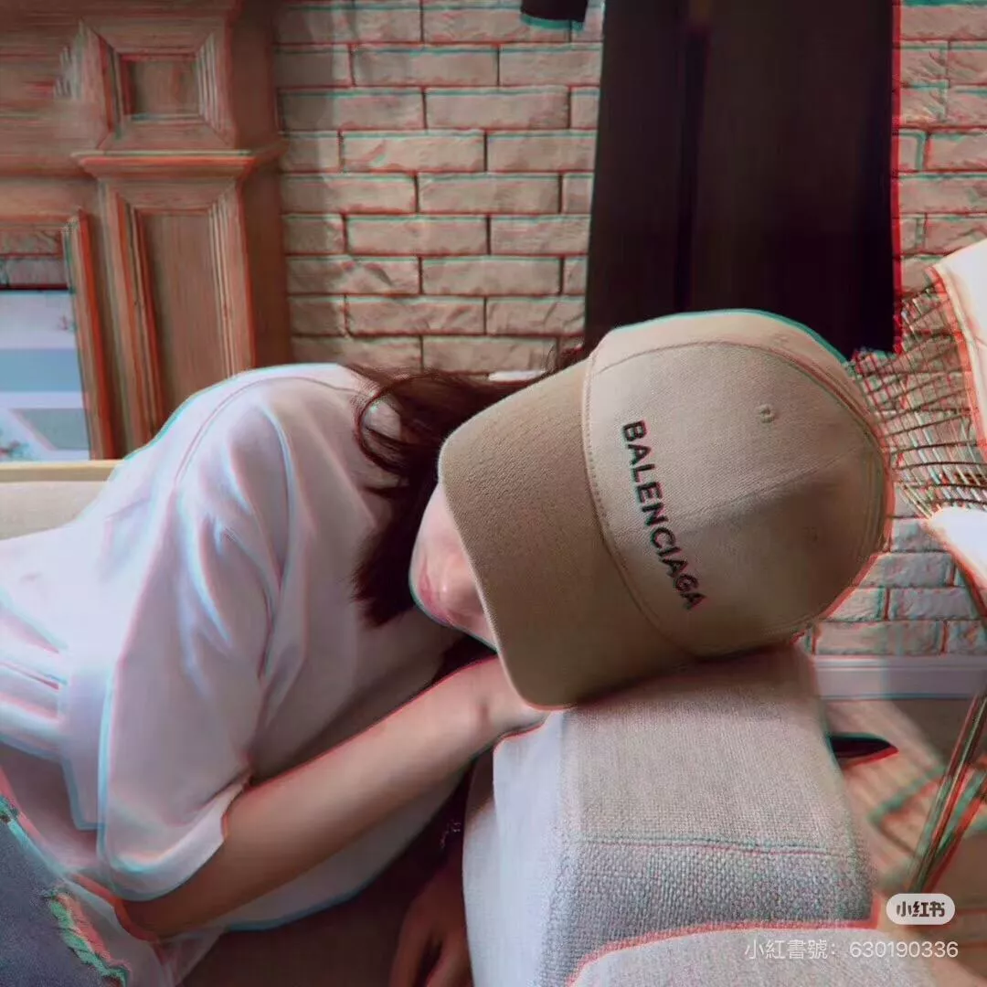 BALENCIAGA 卡其色 字母巴黎刺繡棒球帽｜斜紋磨毛面料｜運動休閒帽