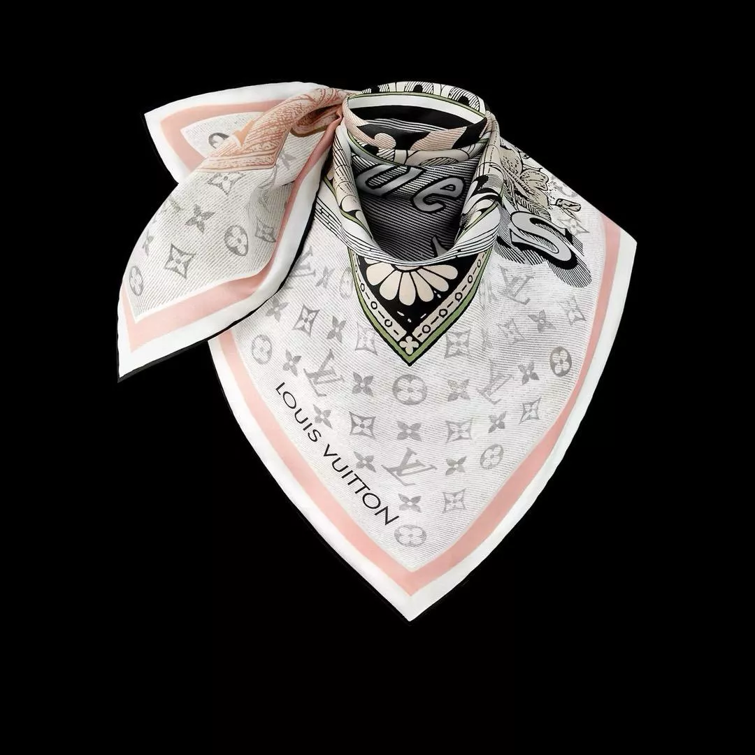 Malles Merveilleuses 真絲方巾｜桑蠶絲90方巾｜旅行圖案