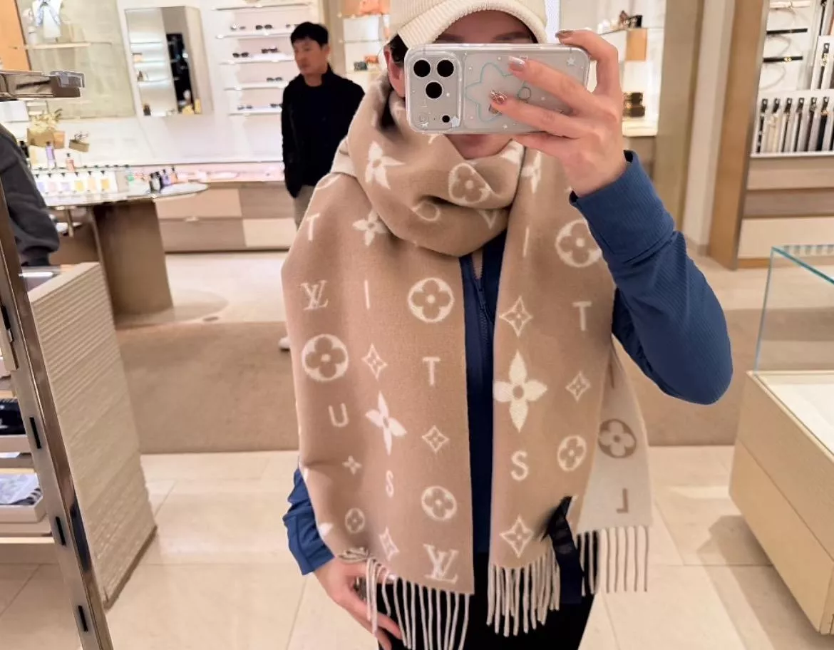 M97660 奶茶色 Reykjavik 羊絨圍巾｜山羊絨披肩圍巾｜220×40cm