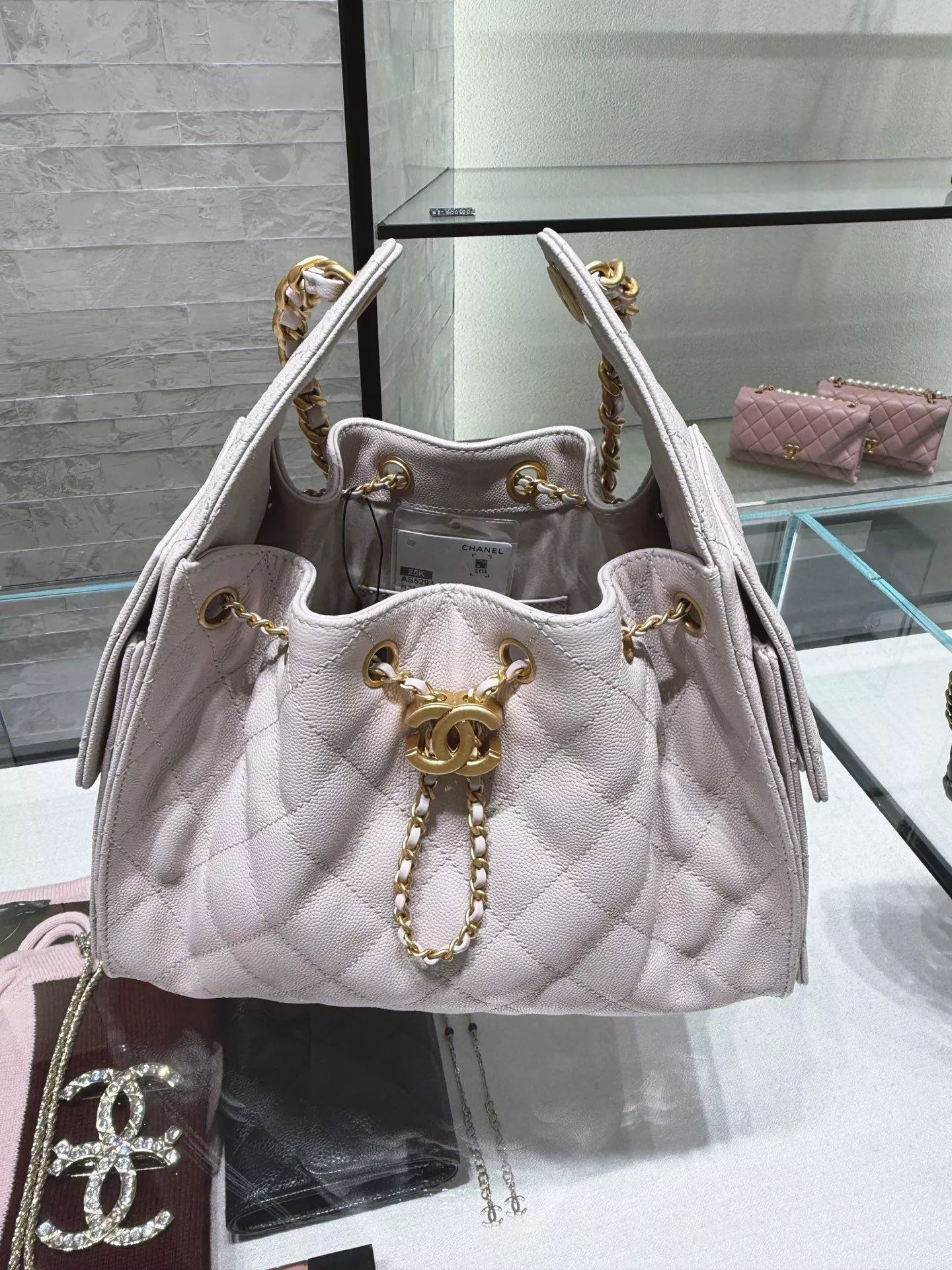 季節色 25Bag Hobo 抽繩包 水桶包｜小號粉紫・日常通勤款