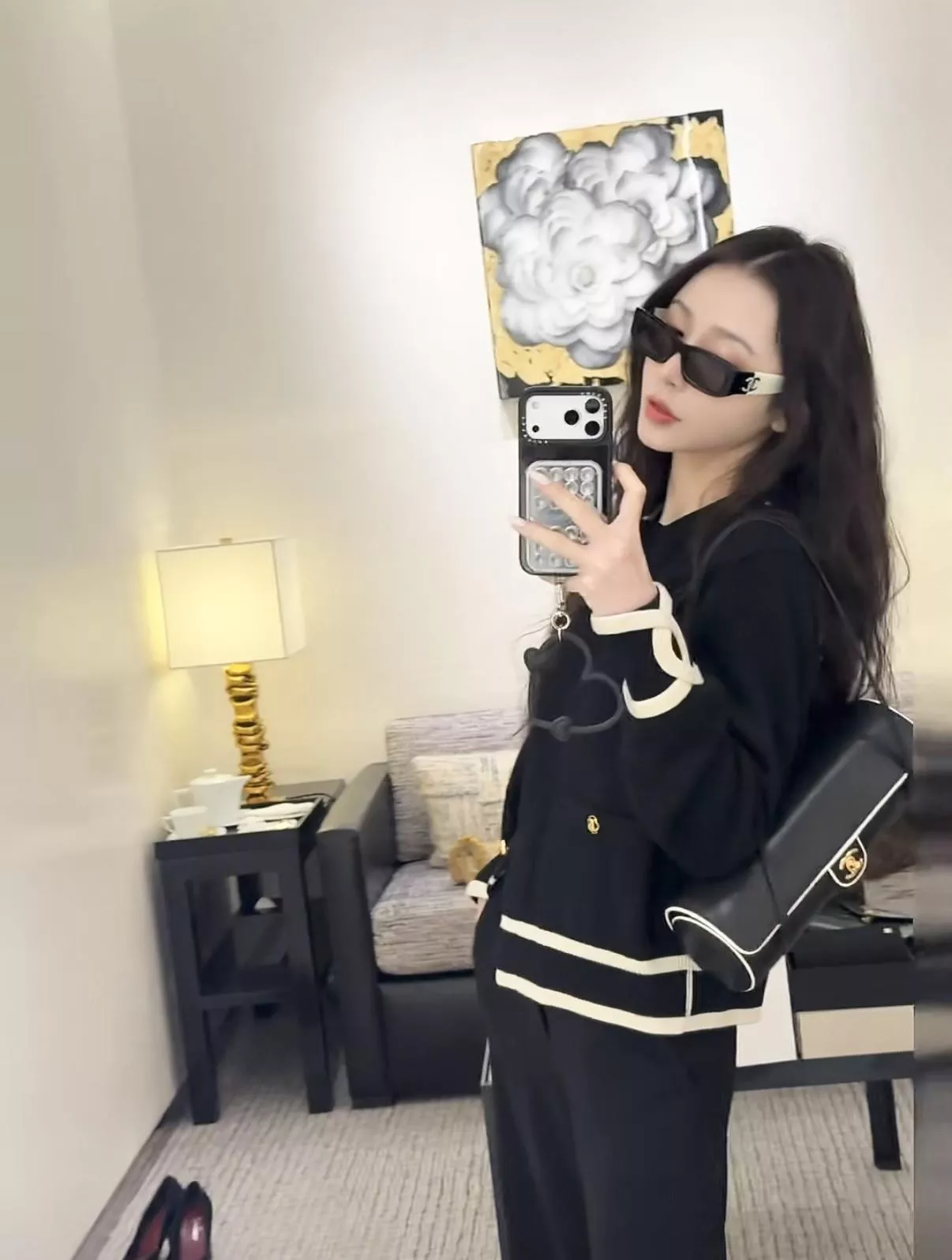 CHANEL 26p 黑白拼色短版針織外套｜簡約高級感｜36／38／40