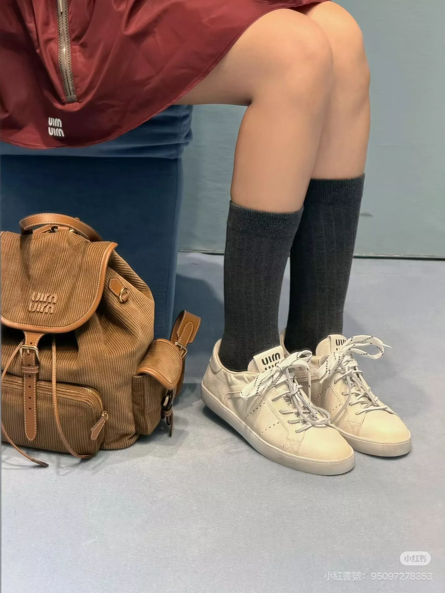 可踩腳 雙鞋帶設計復古做舊運動鞋｜擦色牛皮休閒鞋 女35–40