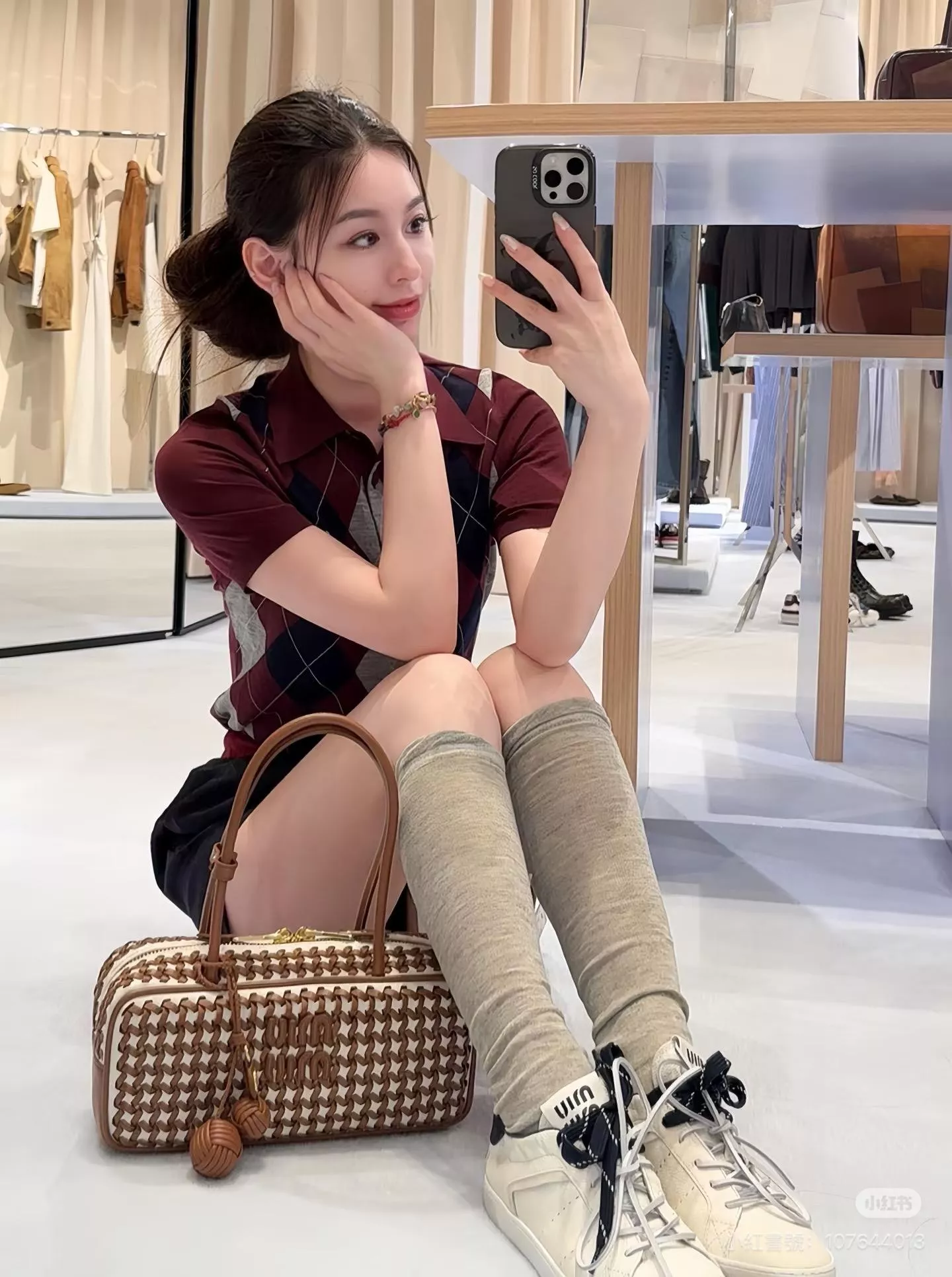 （藍色）可踩腳 雙鞋帶設計復古做舊運動鞋｜擦色牛皮休閒鞋 女35–40