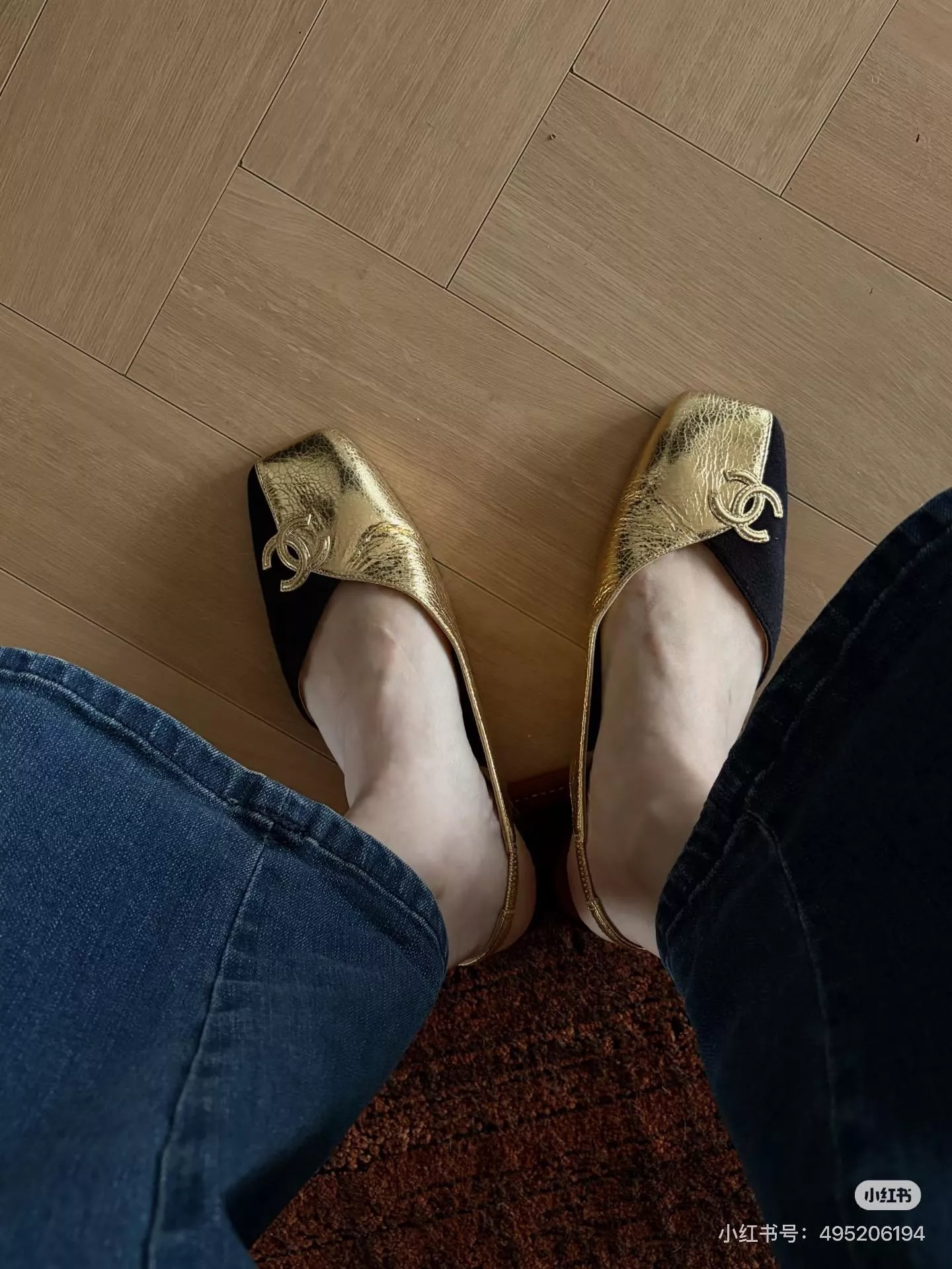 26s 拼色後空平底鞋｜氣質百搭單鞋 女款35–40