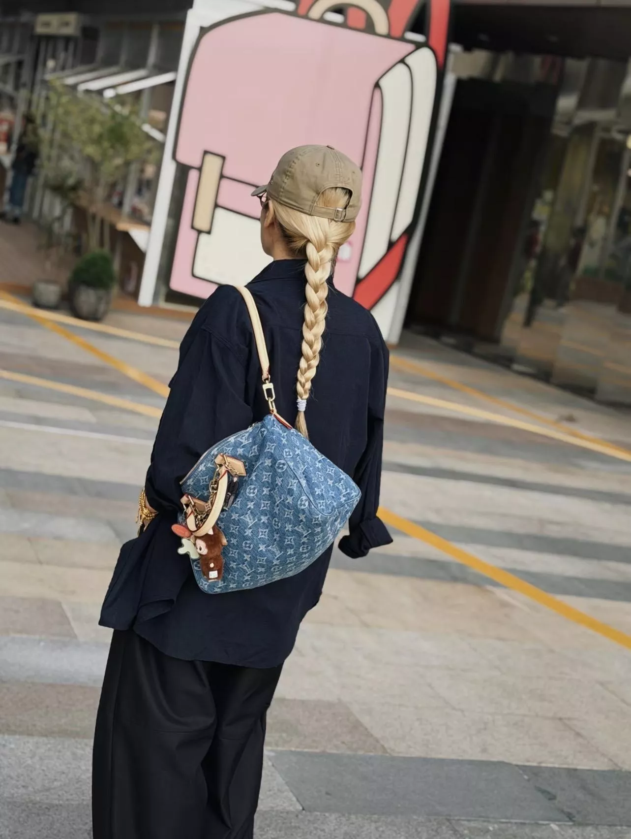 M14430 Speedy Soft 30 牛仔限定｜藍色丹寧大包